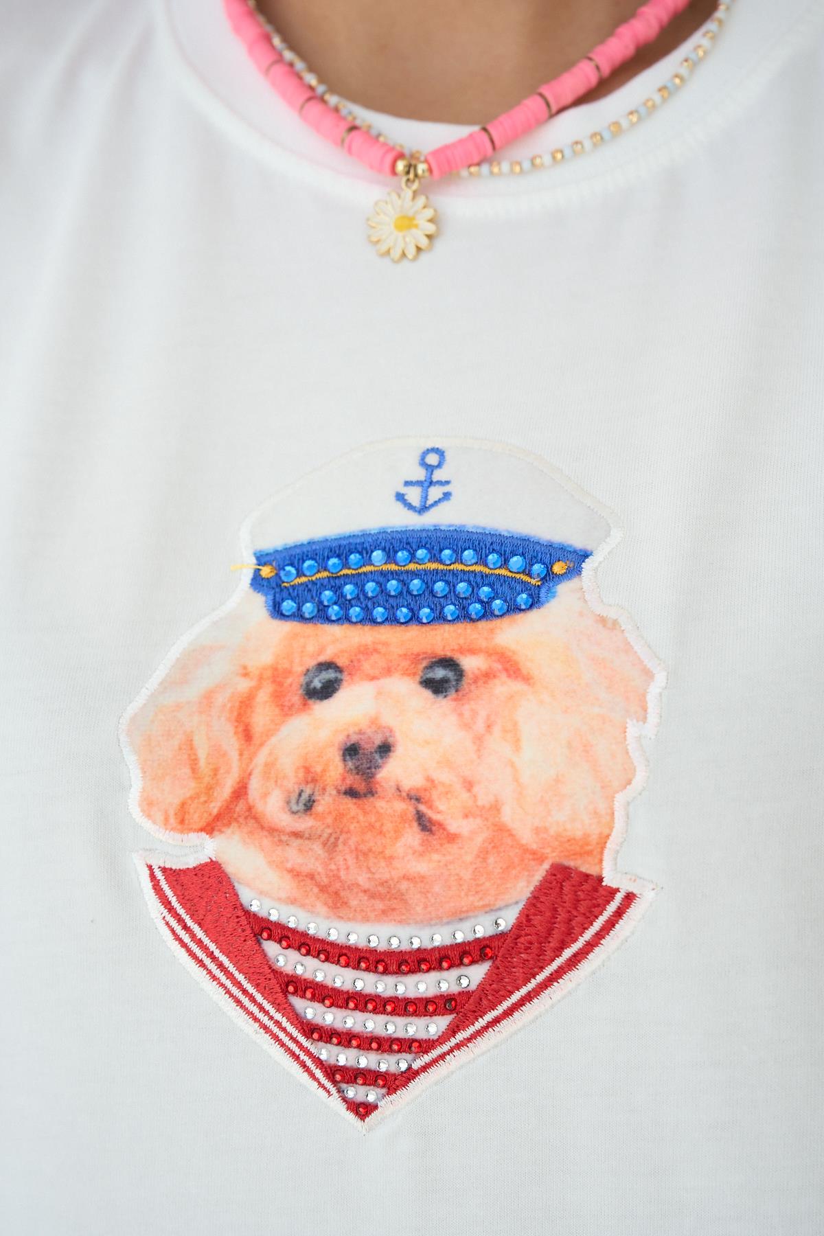 Köpek Nakışlı T