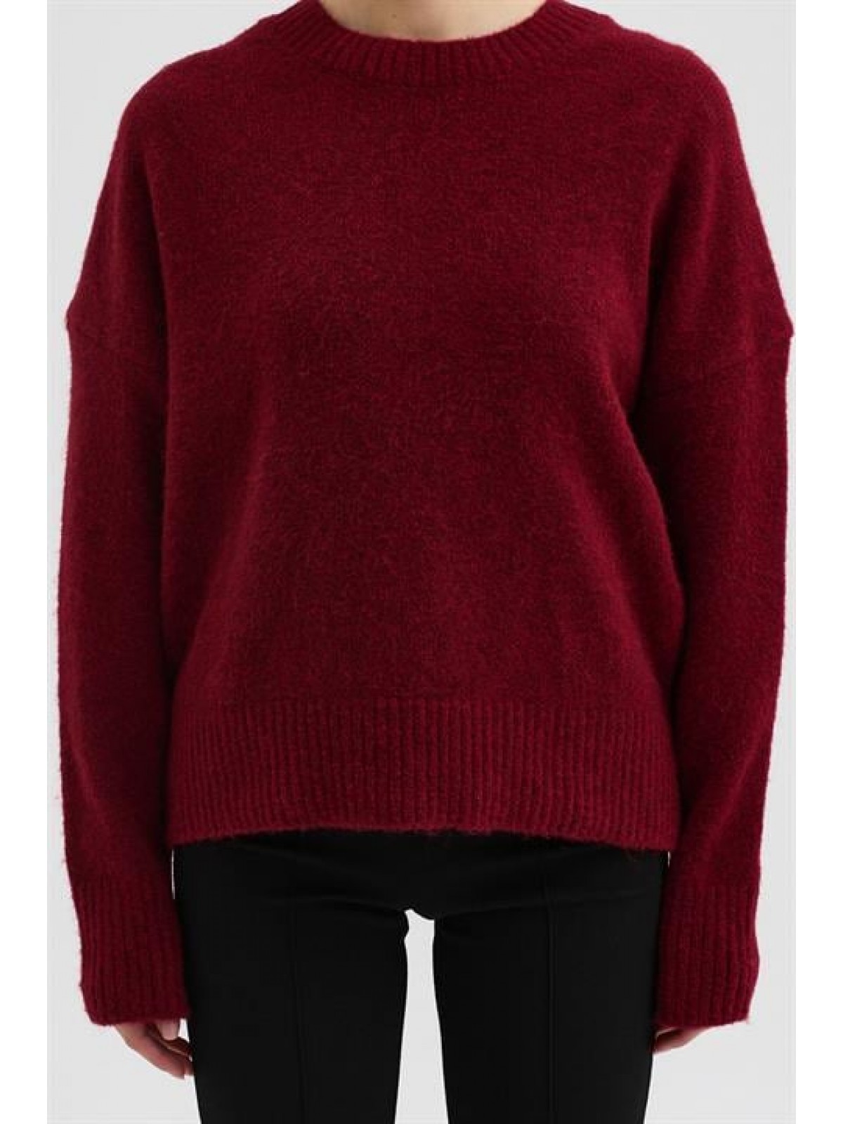 Bisiklet Yakalı Triko Kazak 1384