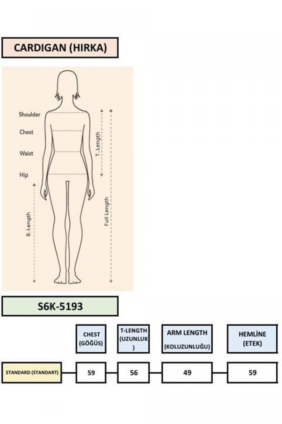 Dikiş Detaylı Basic Triko Hırka  5193