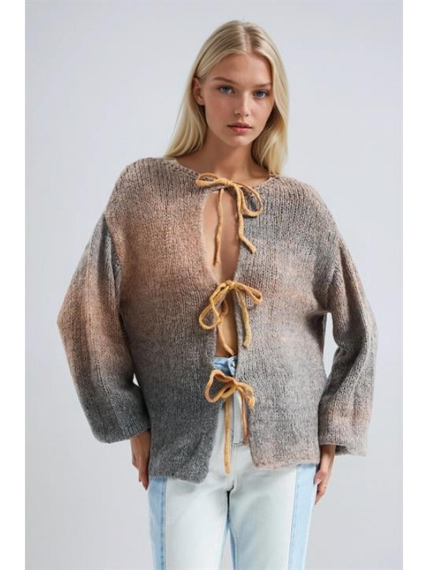 Renk Geçişli Basic Hırka  5197