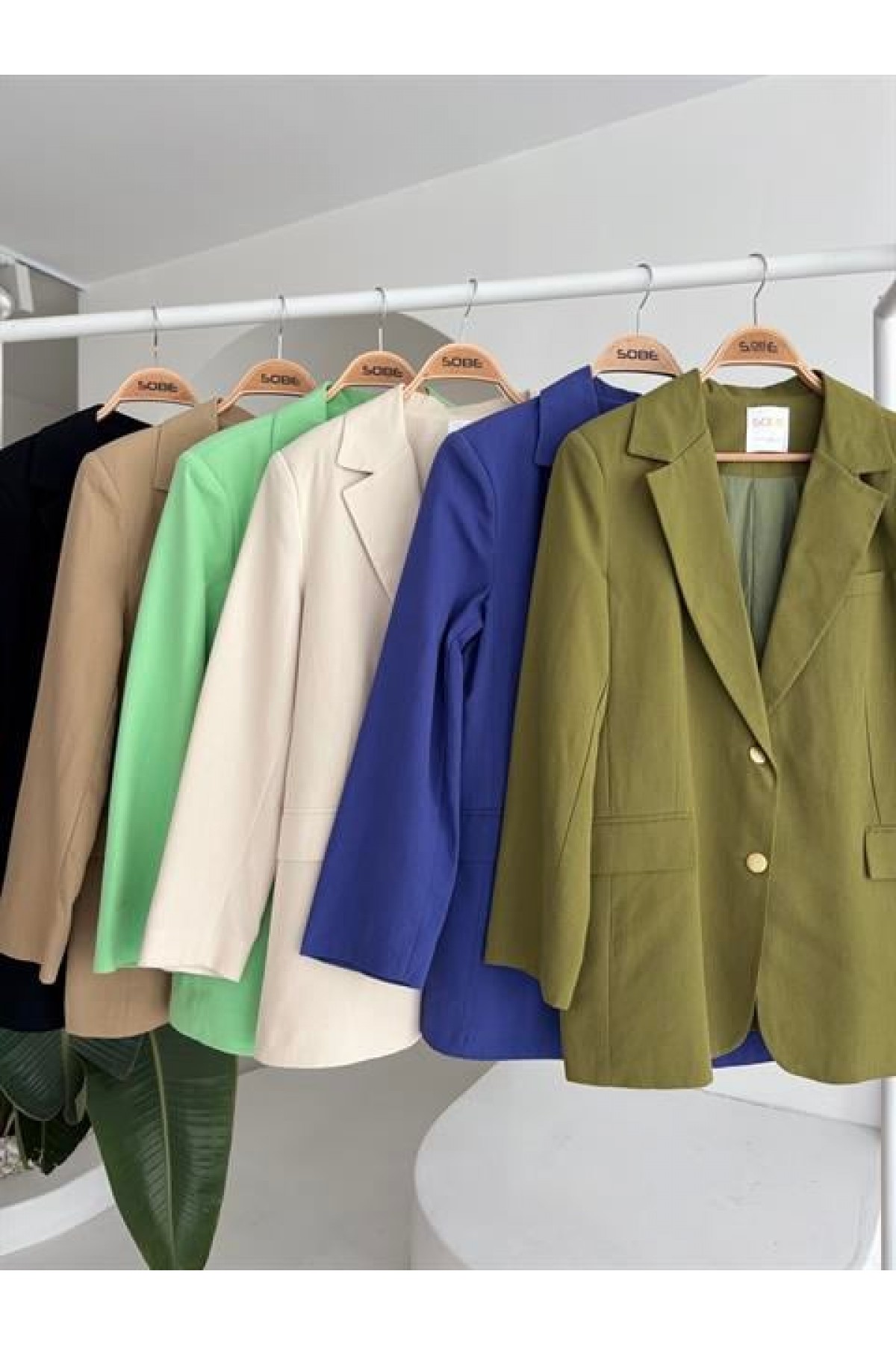 Agnes Blazer Keten Ceket  6105