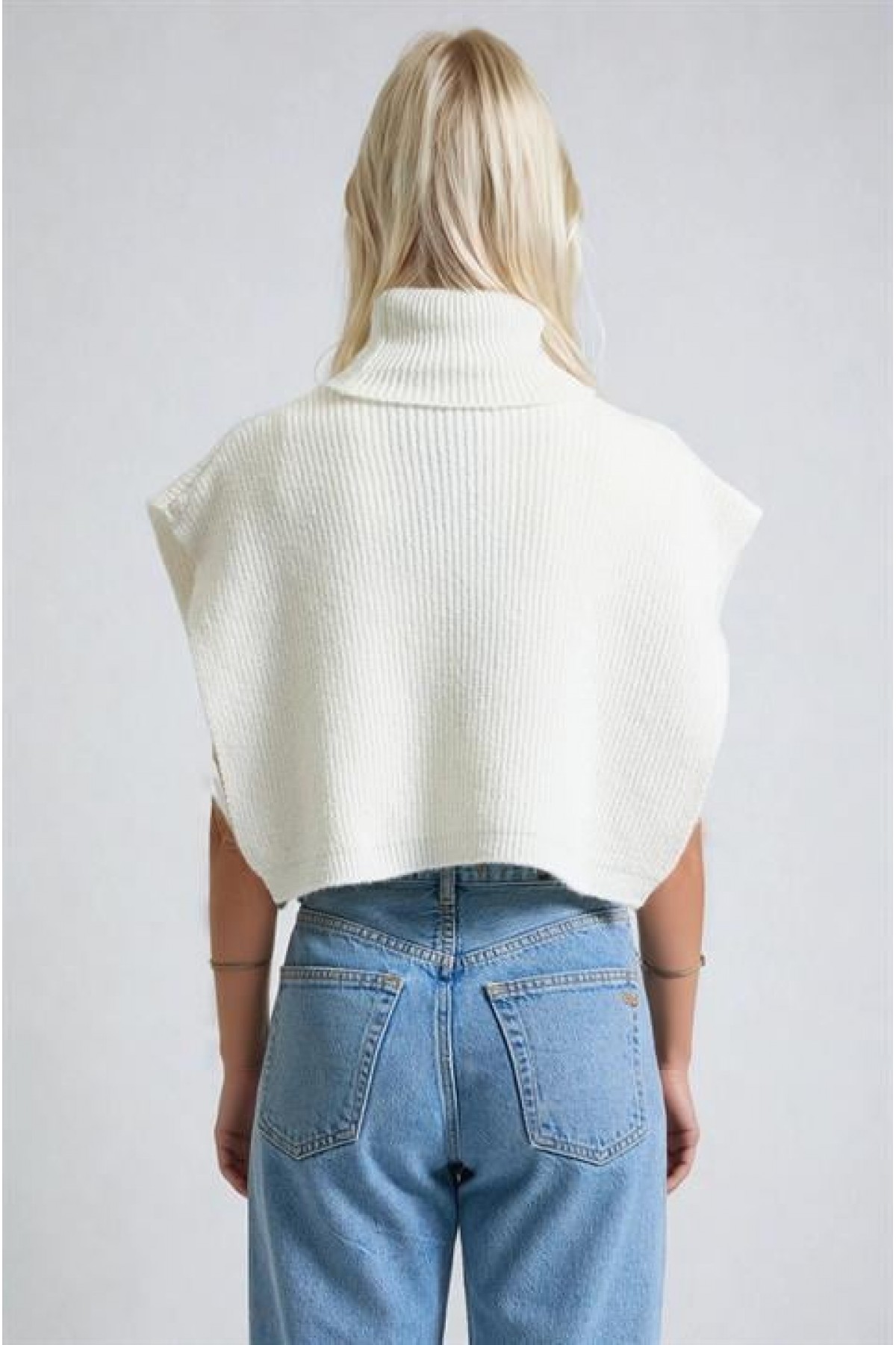 Kolsuz Balıkçı Yaka Triko Kazak 1427