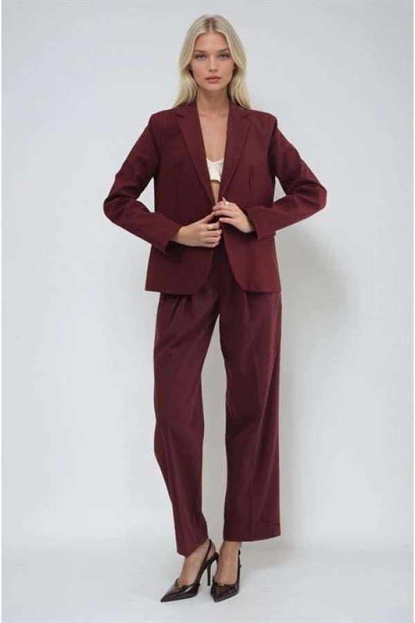 Tek Düğmeli Casual Ceket 6196