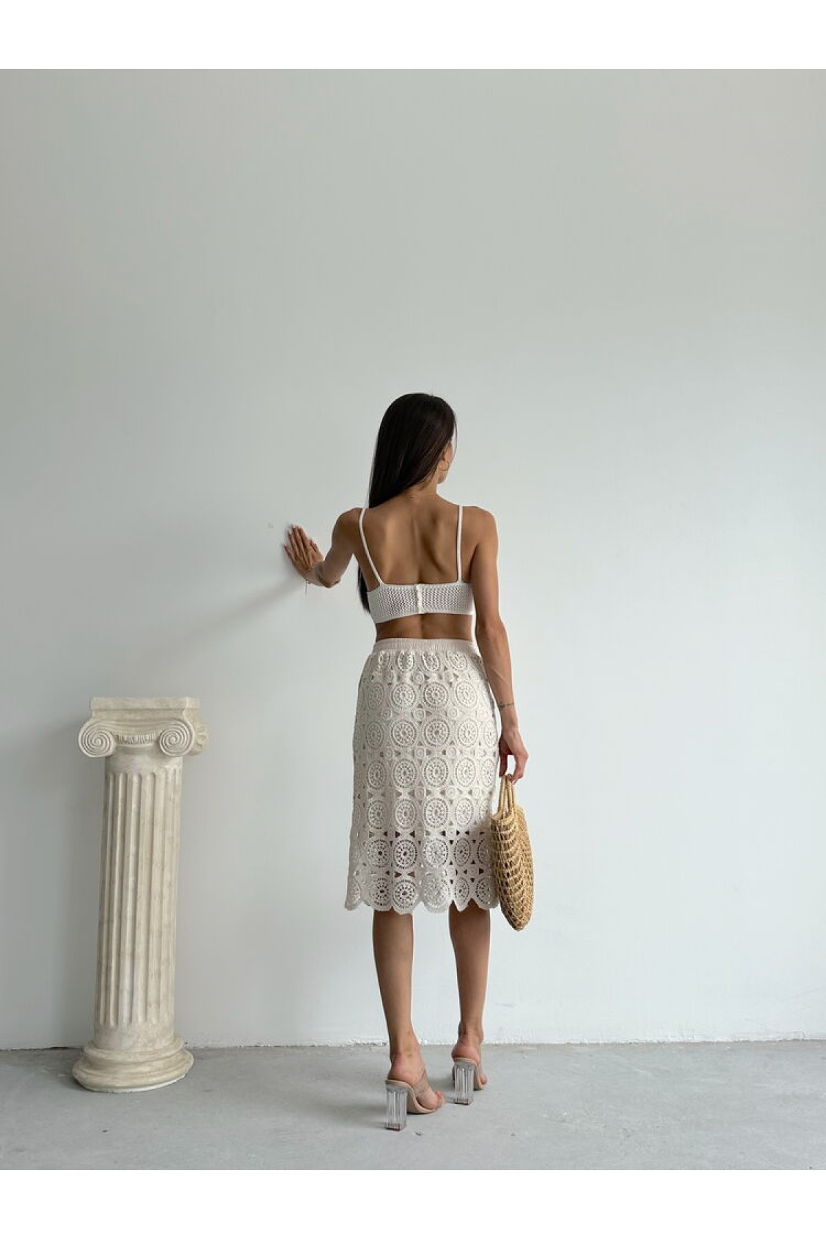 تنورة دانتيل بالجملة 