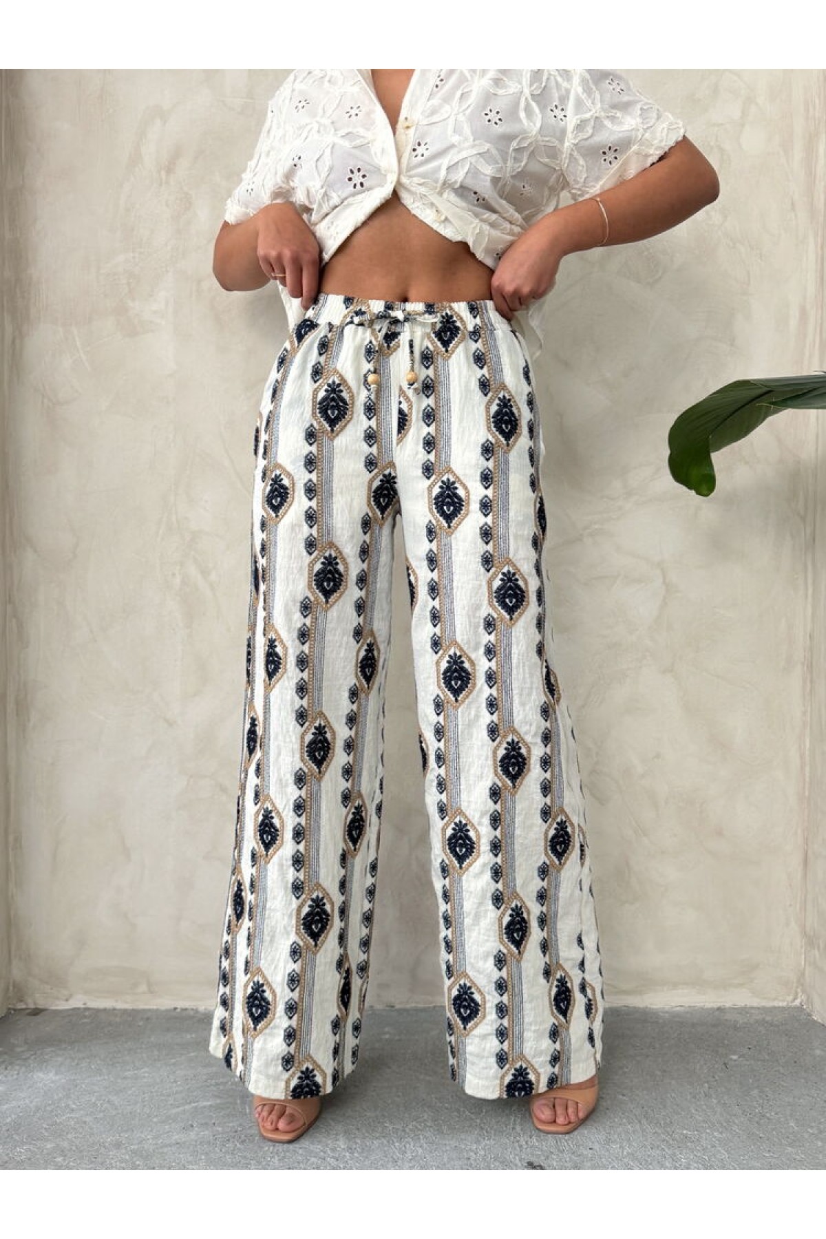 Embroidered Trousers 