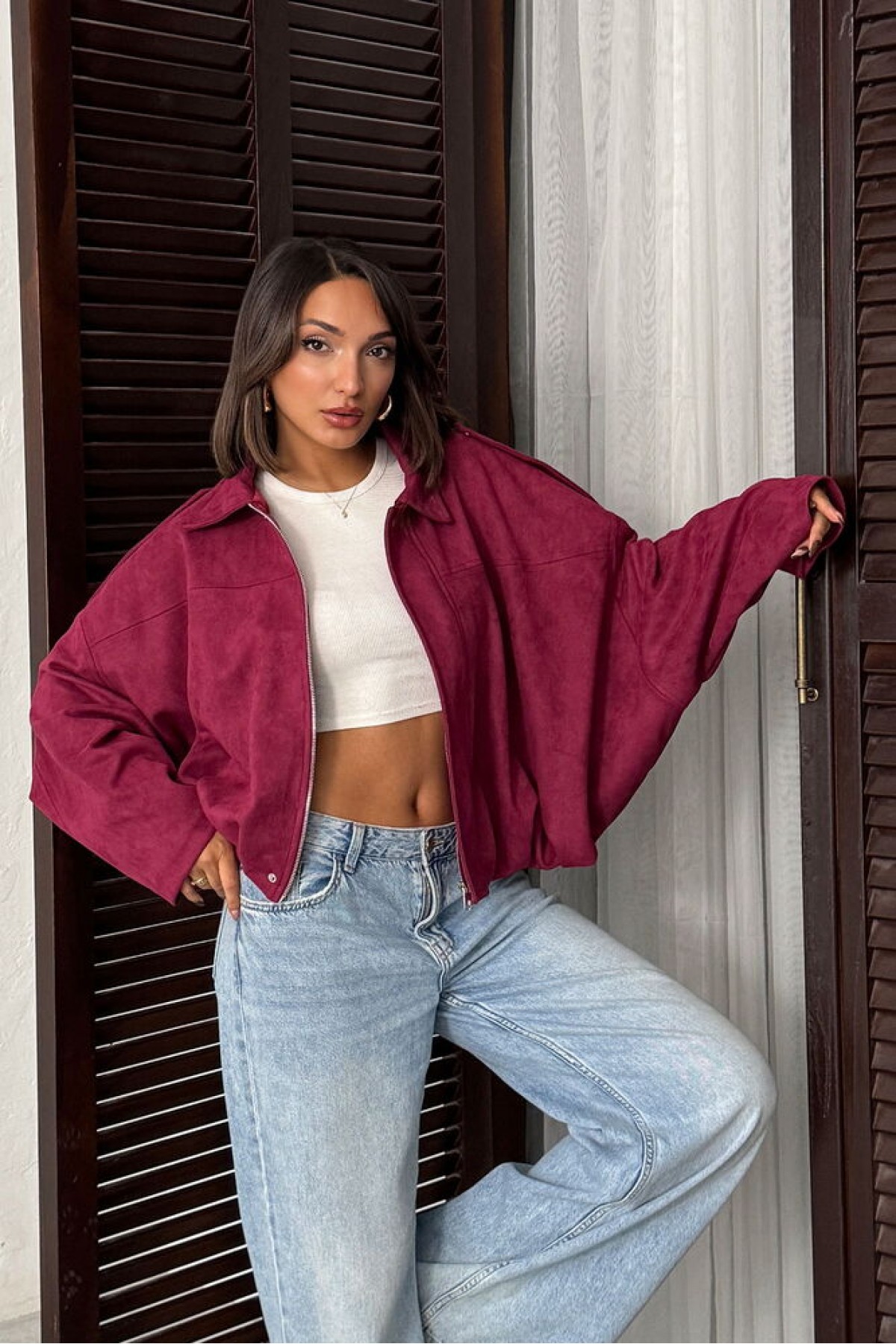 Topshow Scuba Suede Jacket 