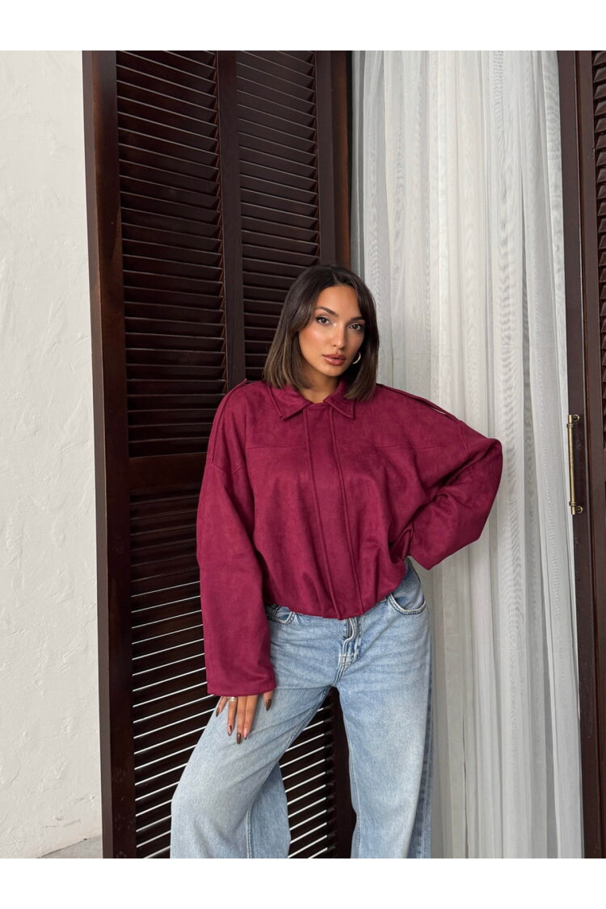 Topshow Scuba Suede Jacket 