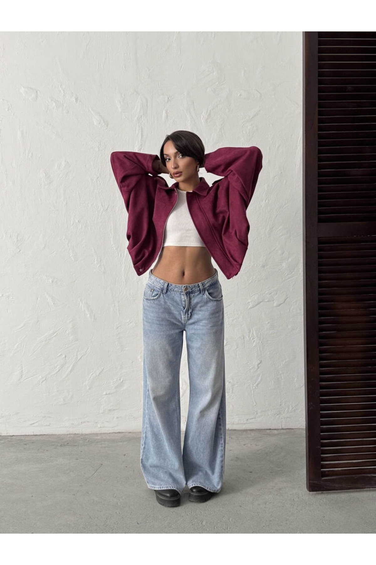 Topshow Scuba Suede Jacket 