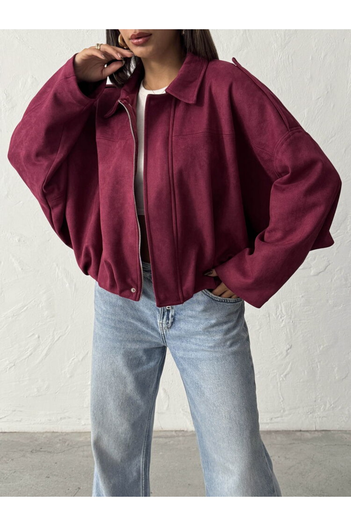 Topshow Scuba Suede Jacket 