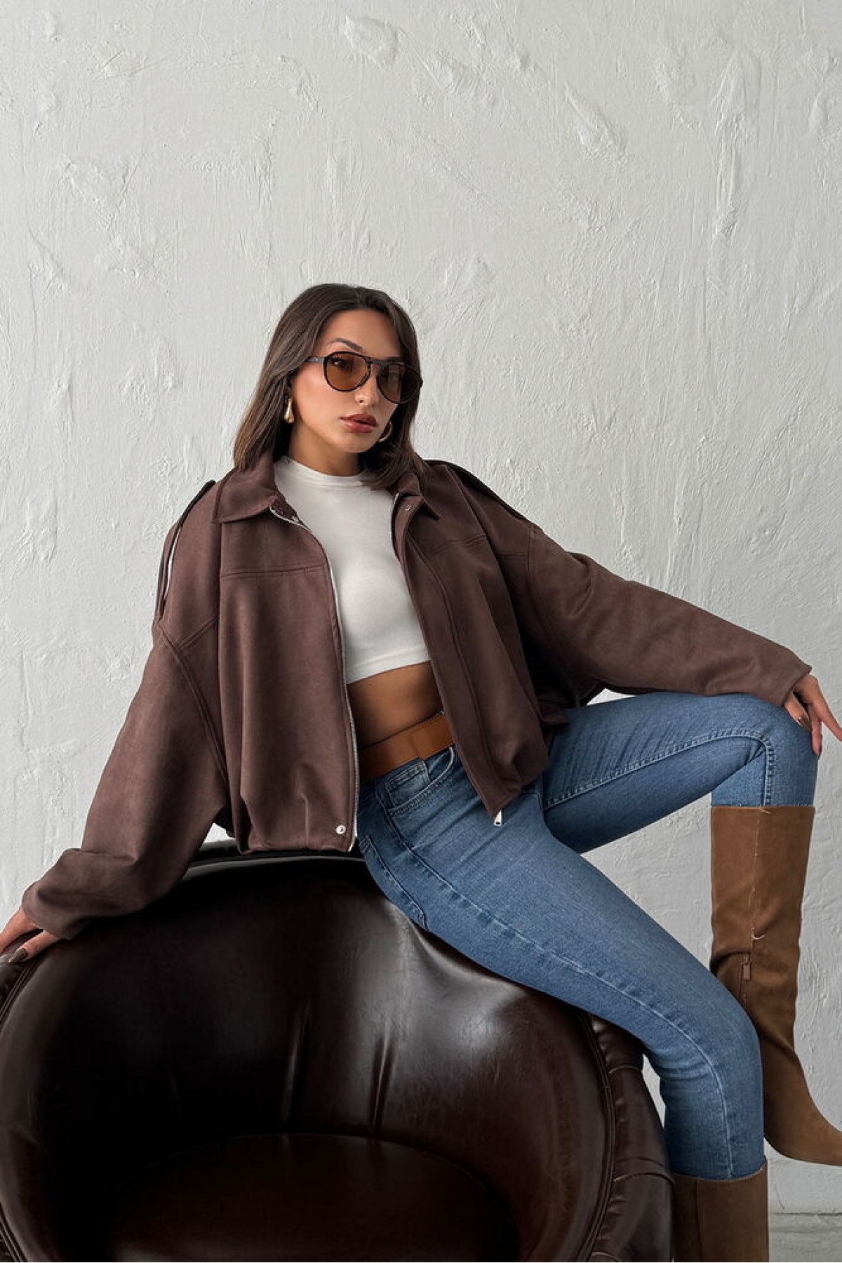 Topshow Scuba Suede Jacket 