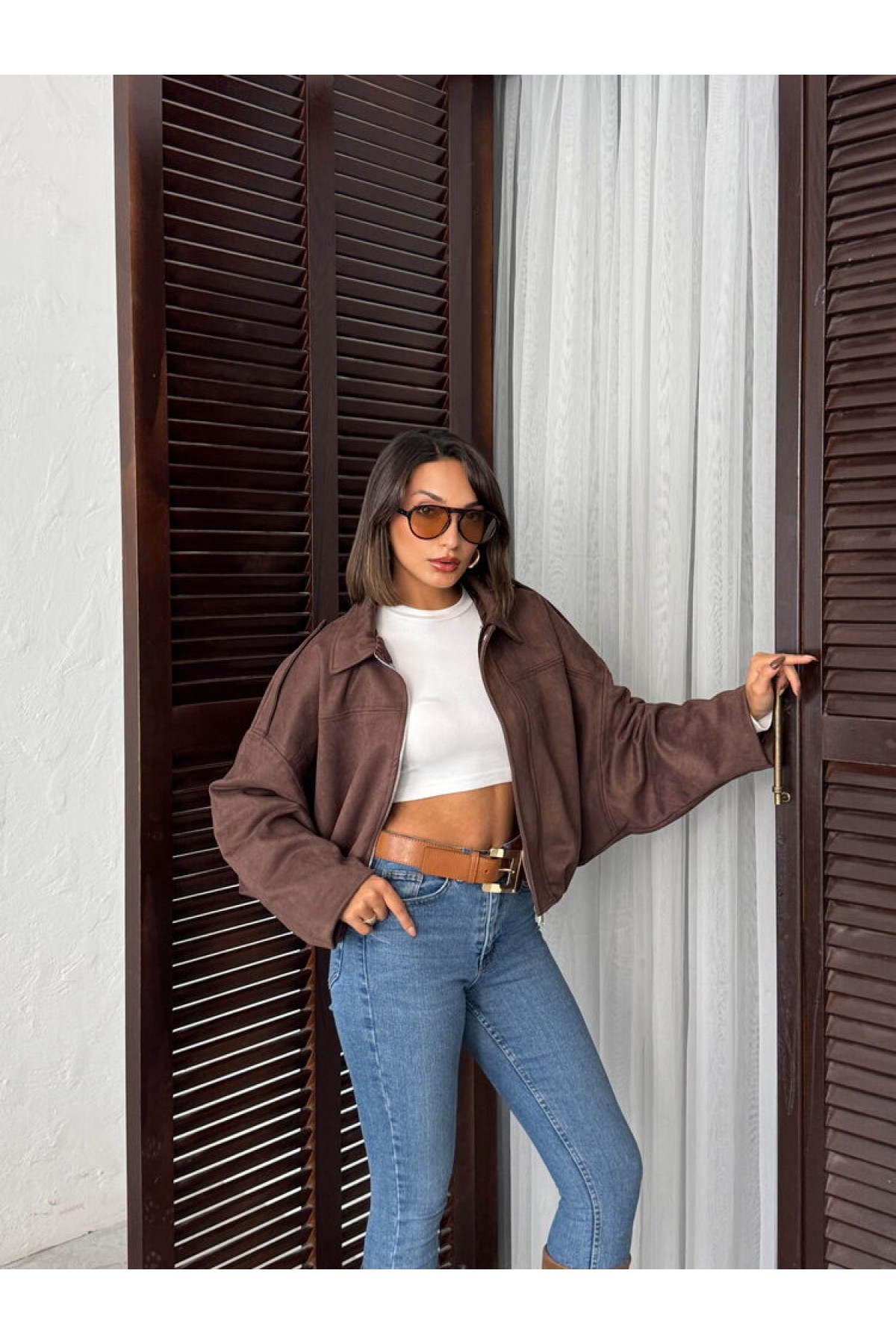 Topshow Scuba Suede Jacket 