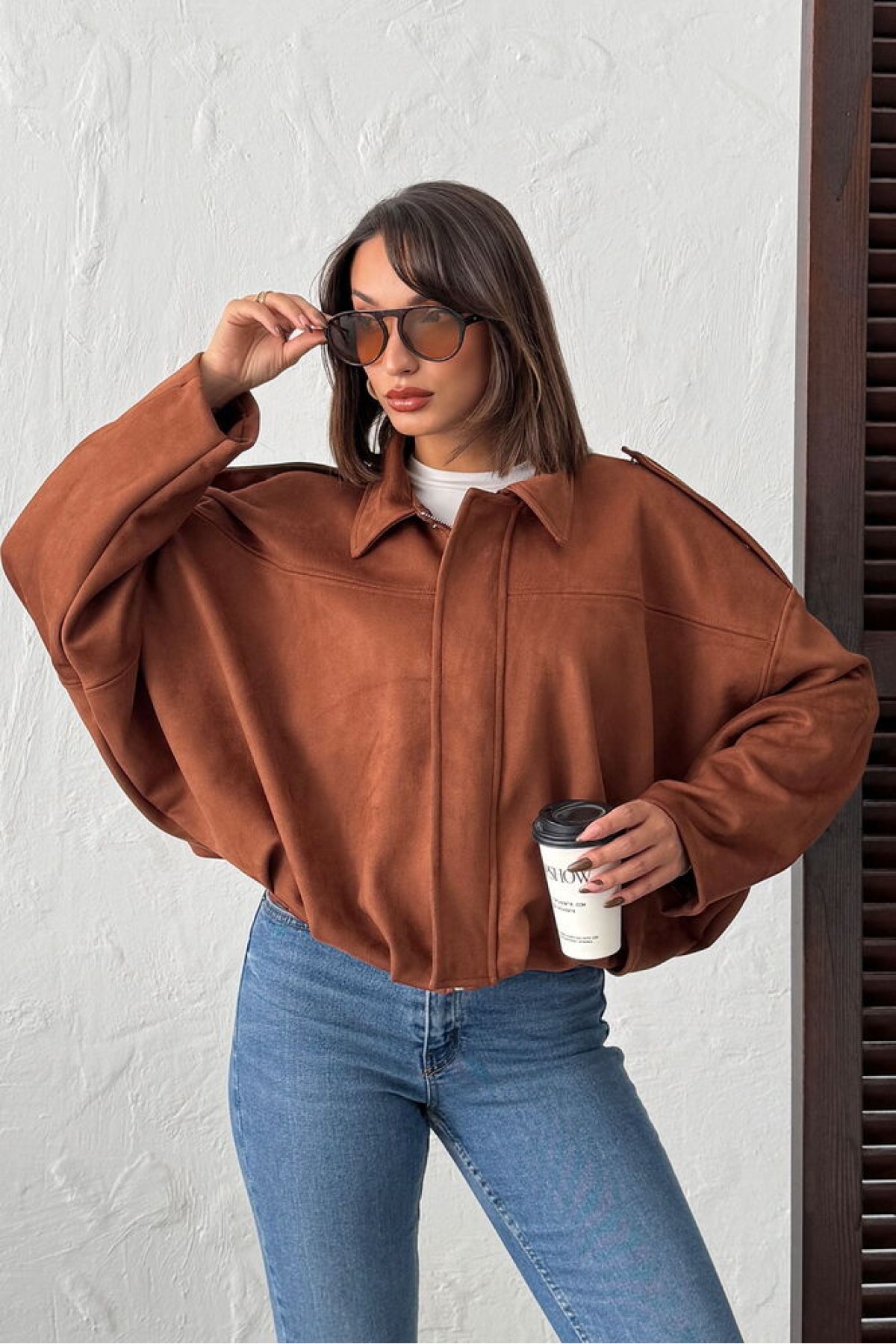 Topshow Scuba Suede Jacket 