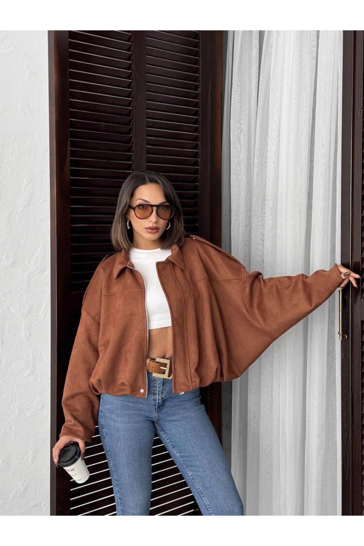 Topshow Scuba Suede Jacket 