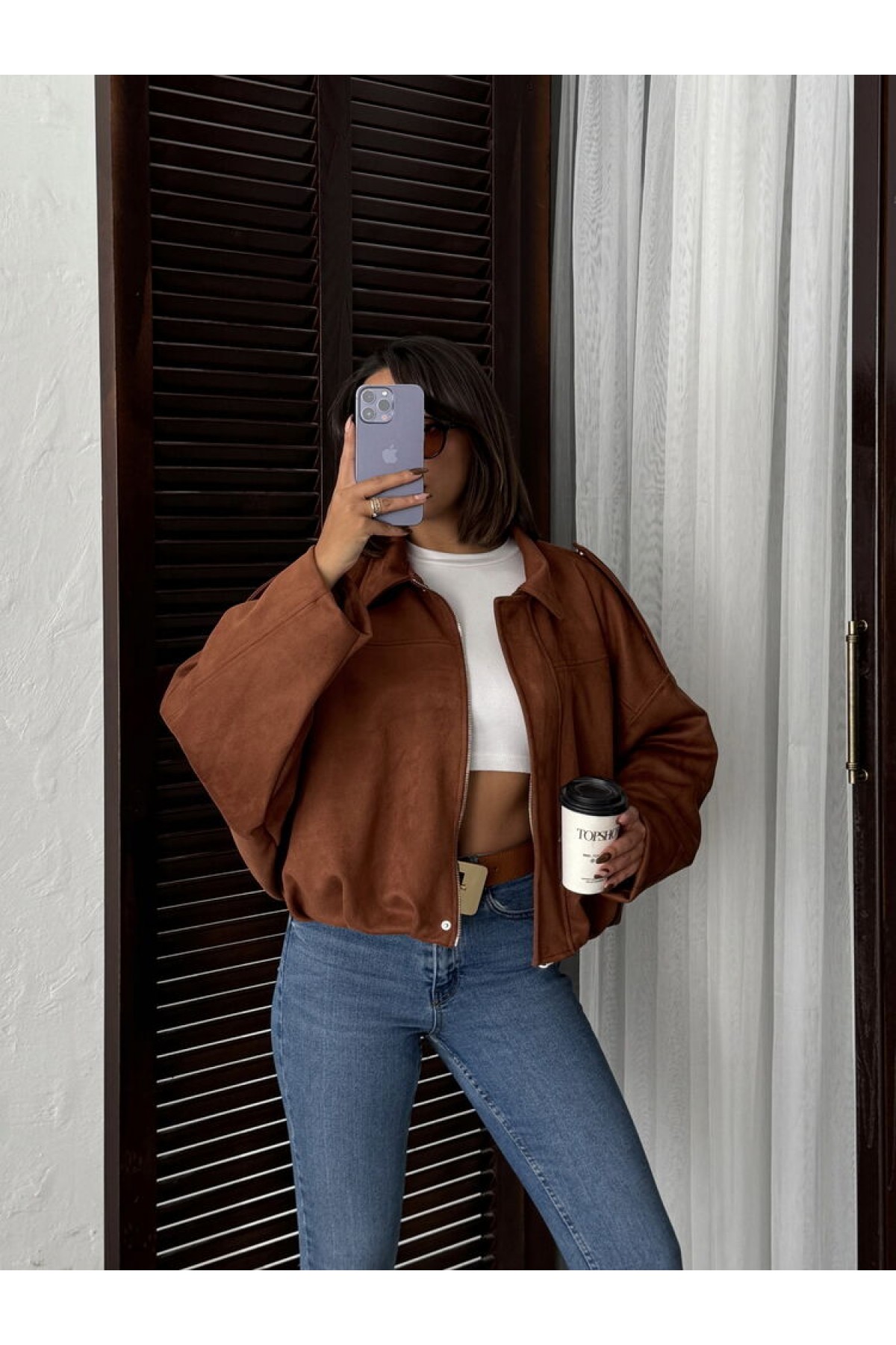 Topshow Scuba Suede Jacket 