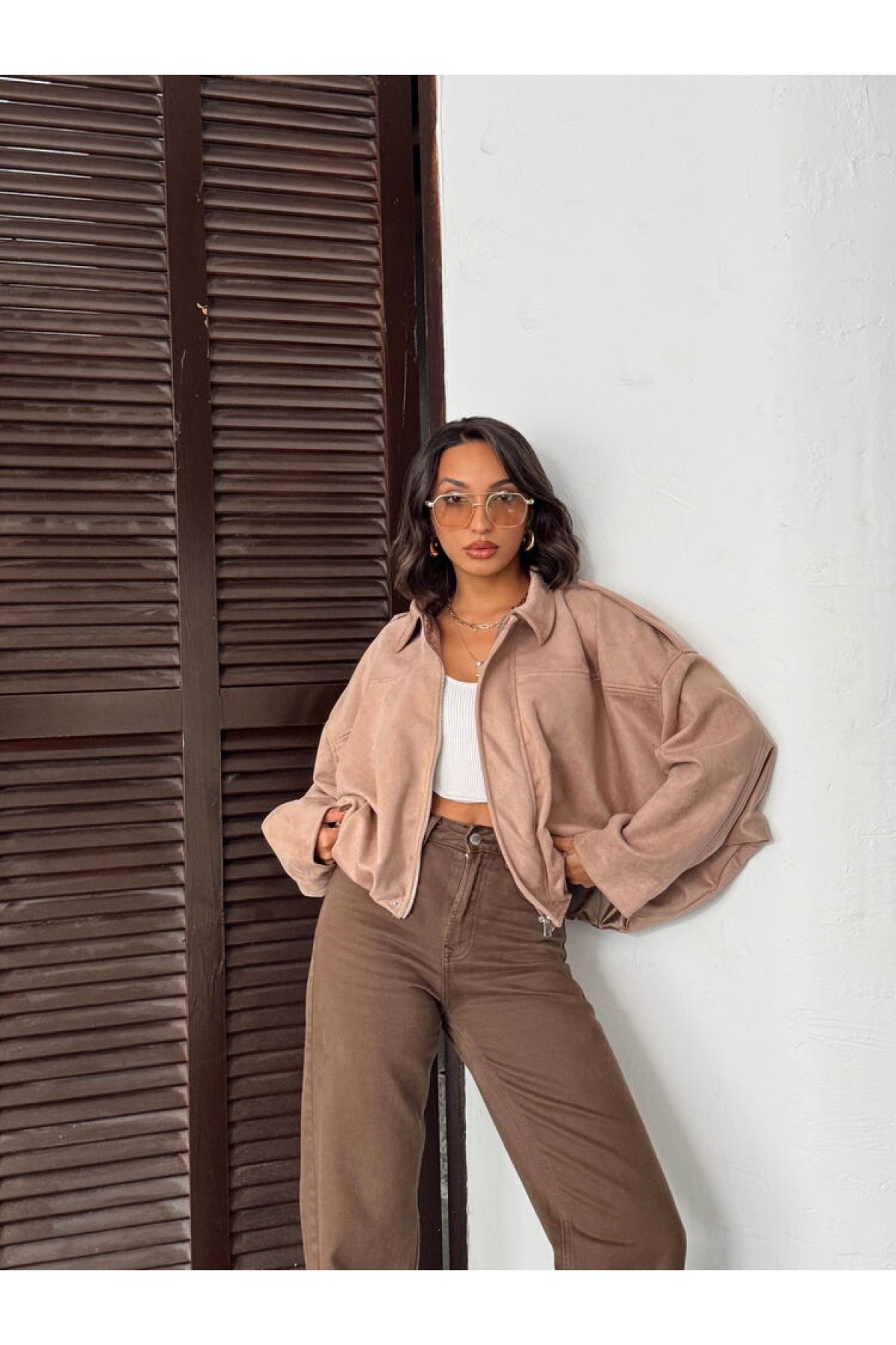 Topshow Scuba Suede Jacket 