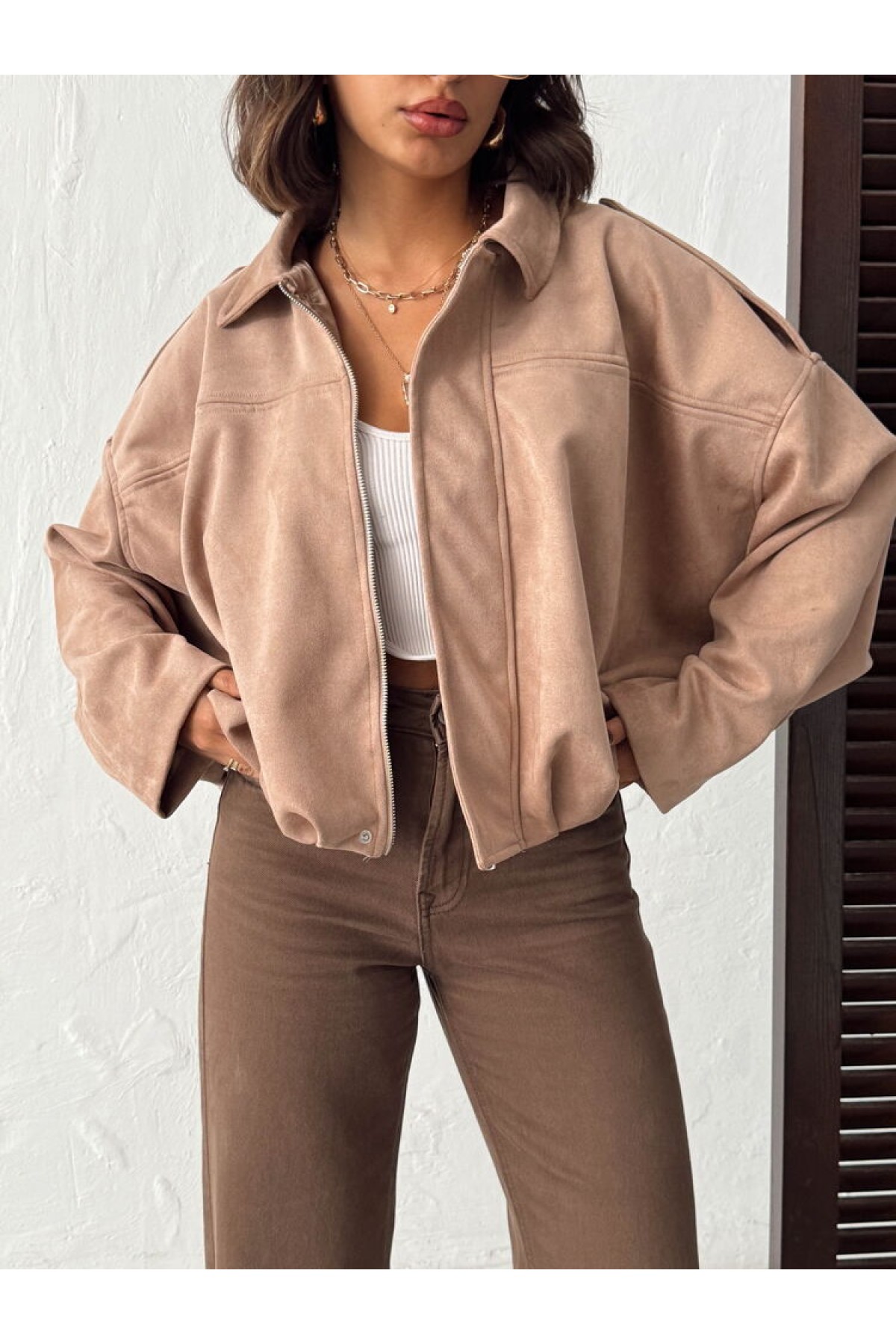 Topshow Scuba Suede Jacket 