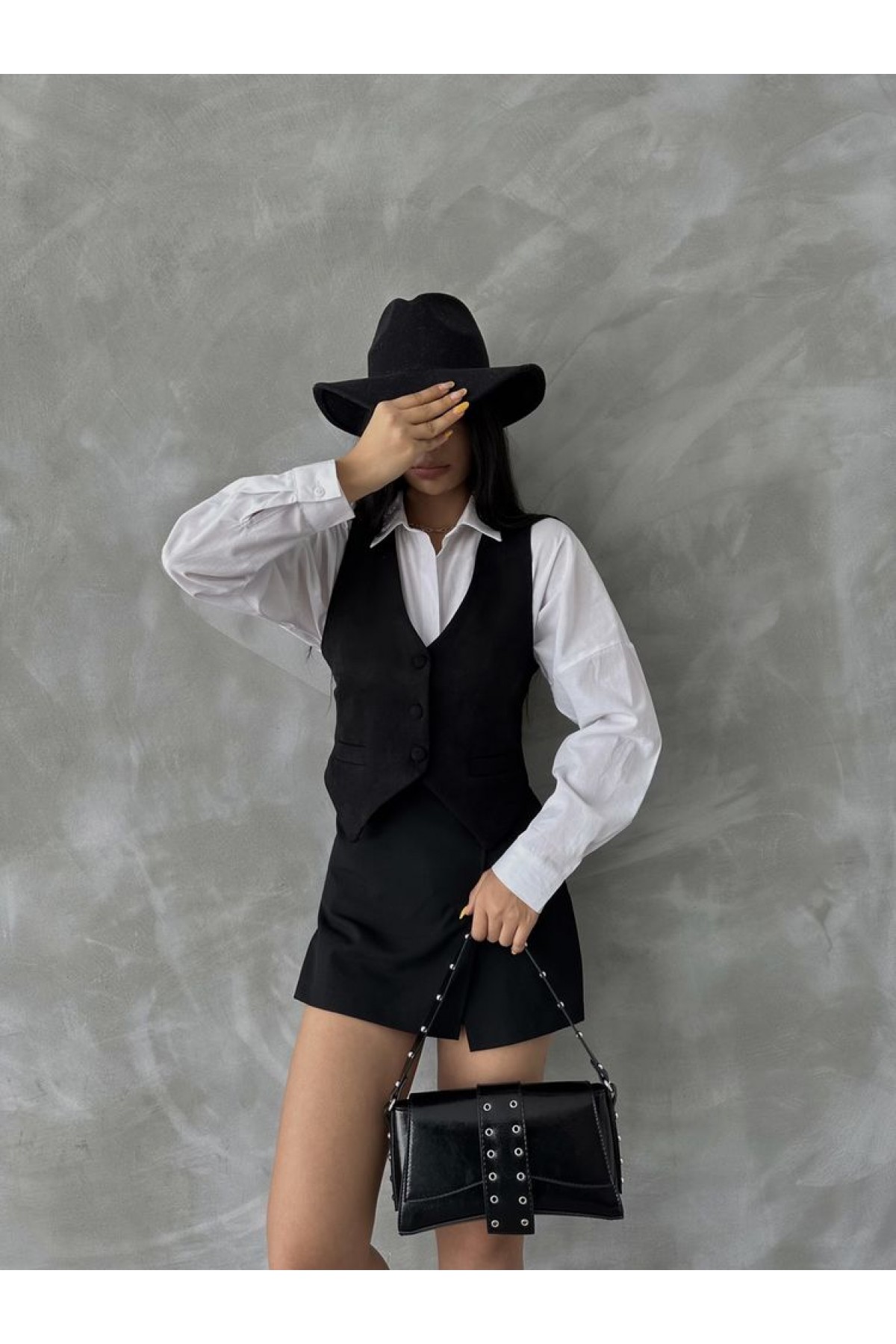 Suet Toptan Yelek - Siyah | TOPSHOW | f1528