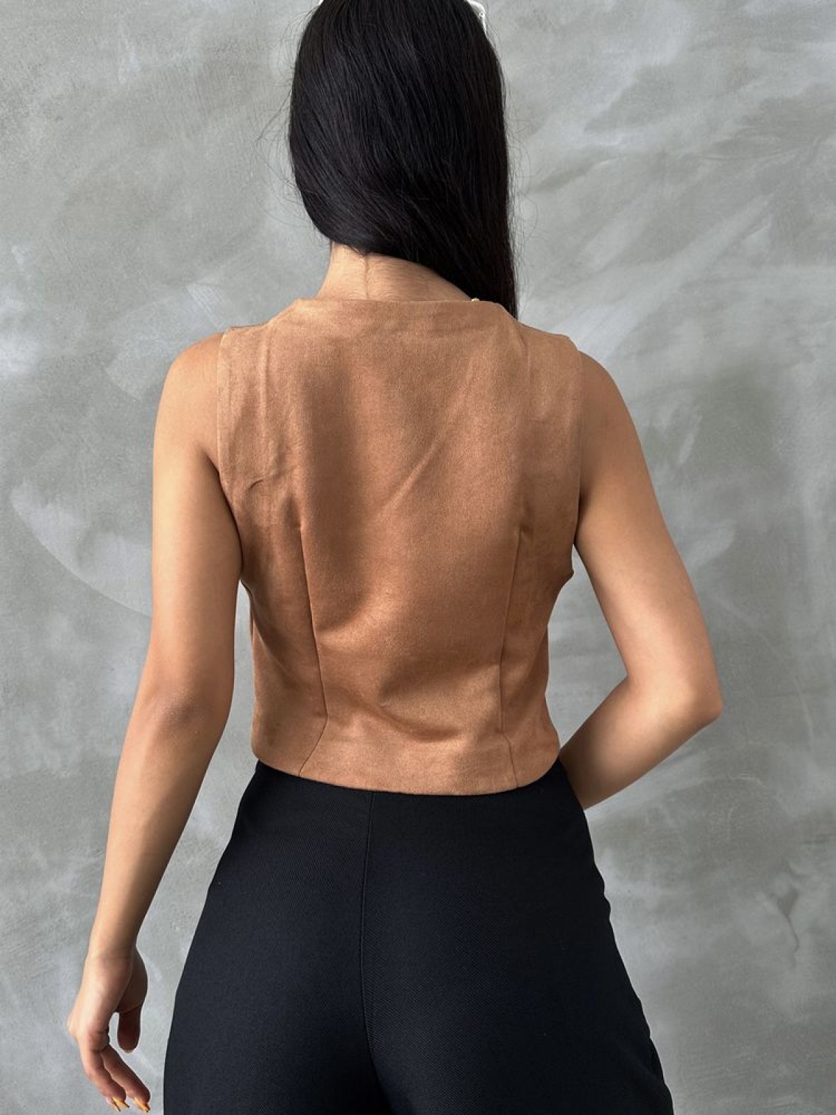 Suet Toptan Yelek - Taba | TOPSHOW | f1528