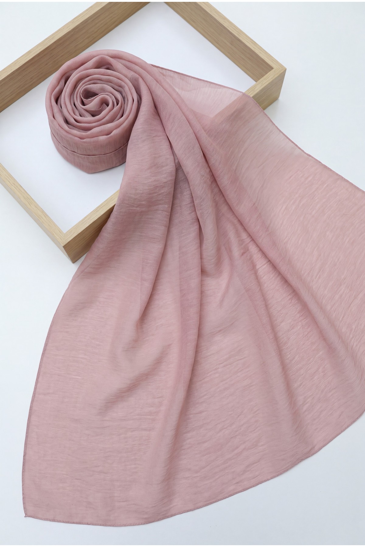 Glittery Voile Scarf  -Pink