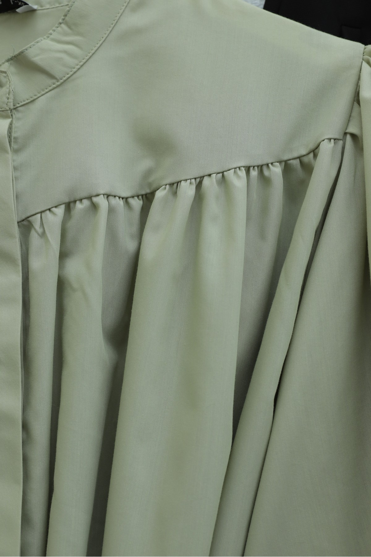 Gizli Düğmeli Kuşaklı Poplin Tunik -Çağla Y.