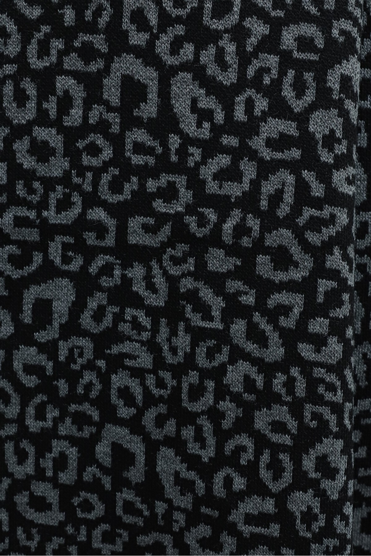 Knit Poncho with Tassel  -Anthracite