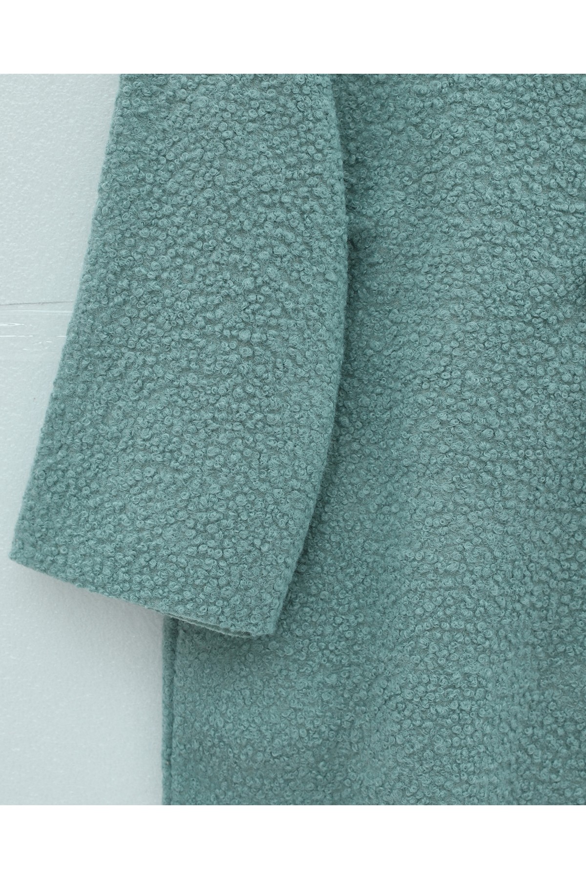 Yandan Bağlamalı Buklet Kimono   -Mint