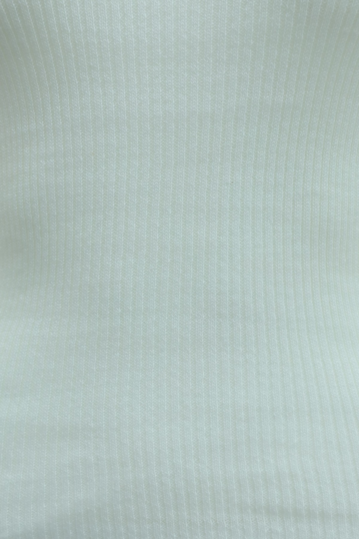 Turtleneck Knitted Bodysuit with Finger-Loop Detail -White