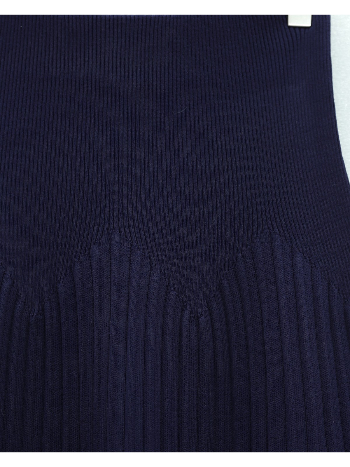 Beli Lastikli Pliseli Triko Etek -Laci