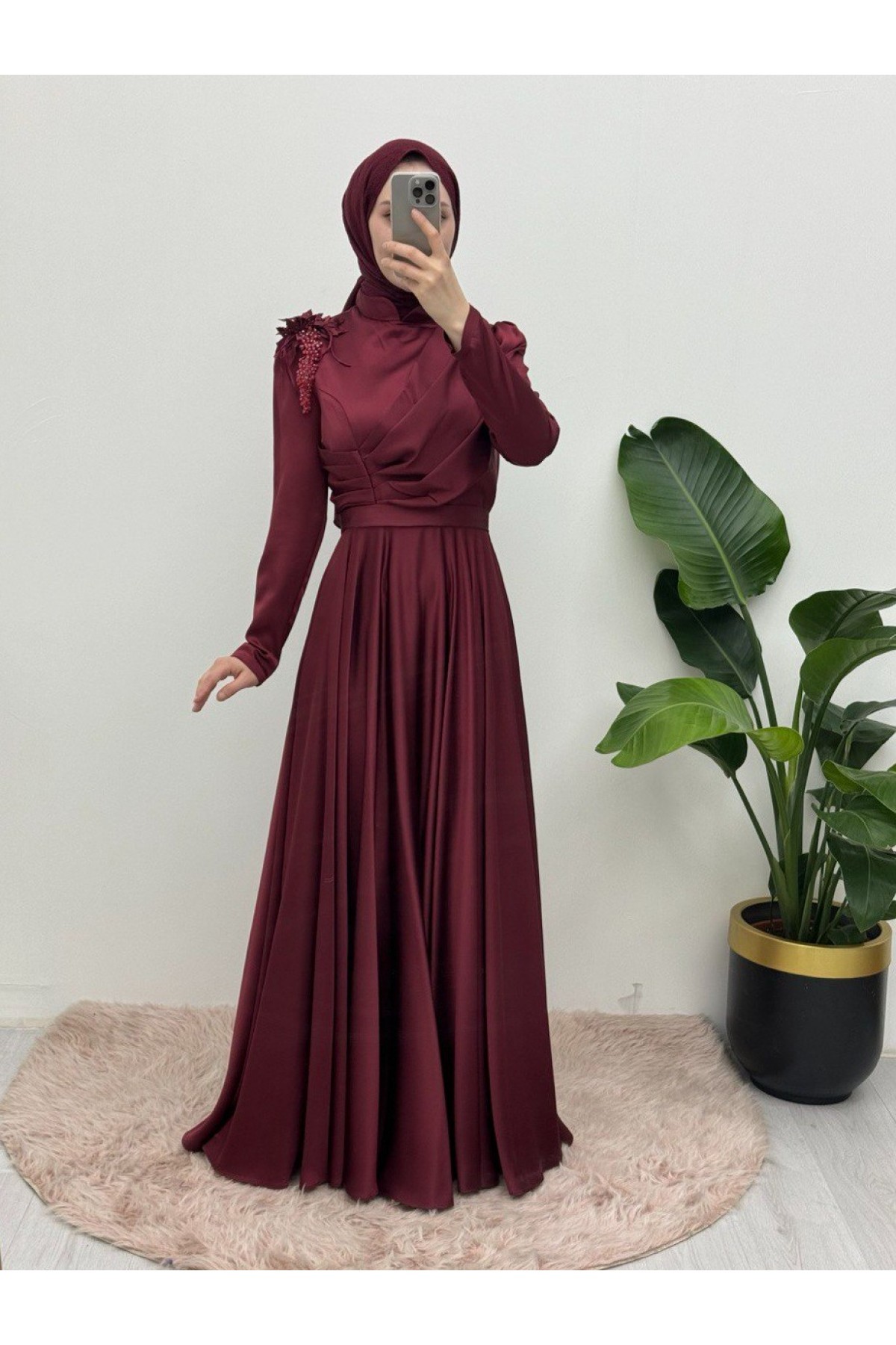 long sleeve off-the-shoulder evening dress Charming Burgundy Off the Shoulder Sleeves Prom With Slit T – TANYA BRIDAL long-evening-dresses Black Tea-Length Layering Dress CD243 Occasion Color:Cream White