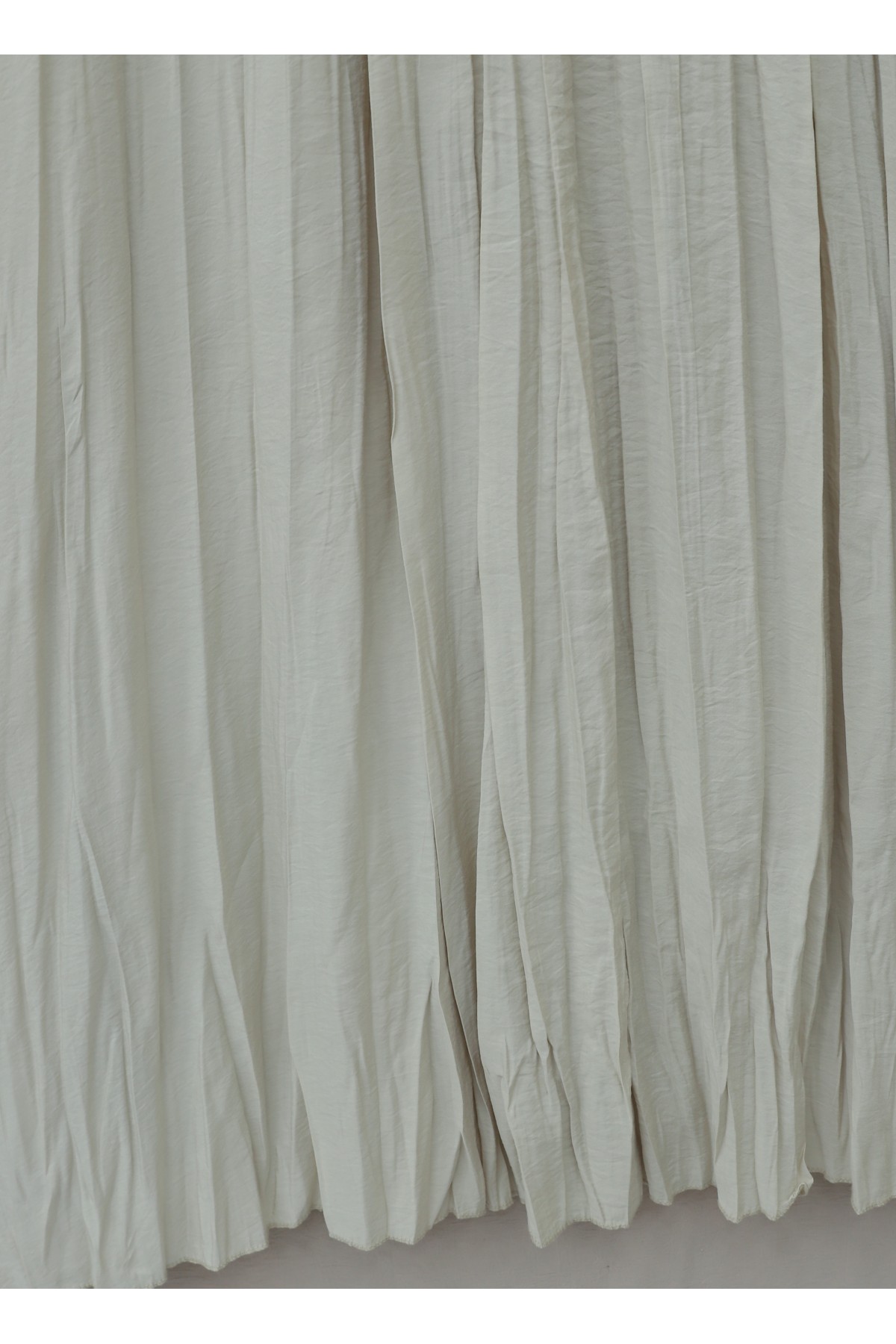 تنورة واسعة بخصر مطاطي -اللون البيج