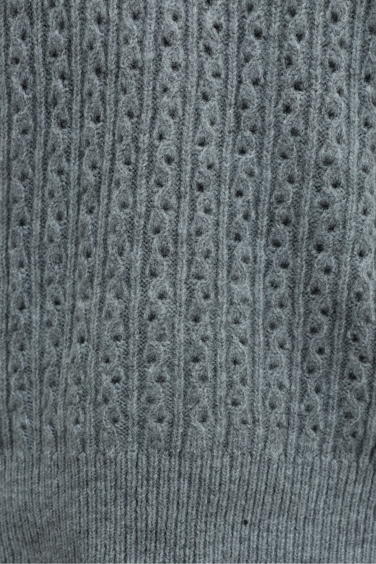 Openwork Pattern Balloon -Grey