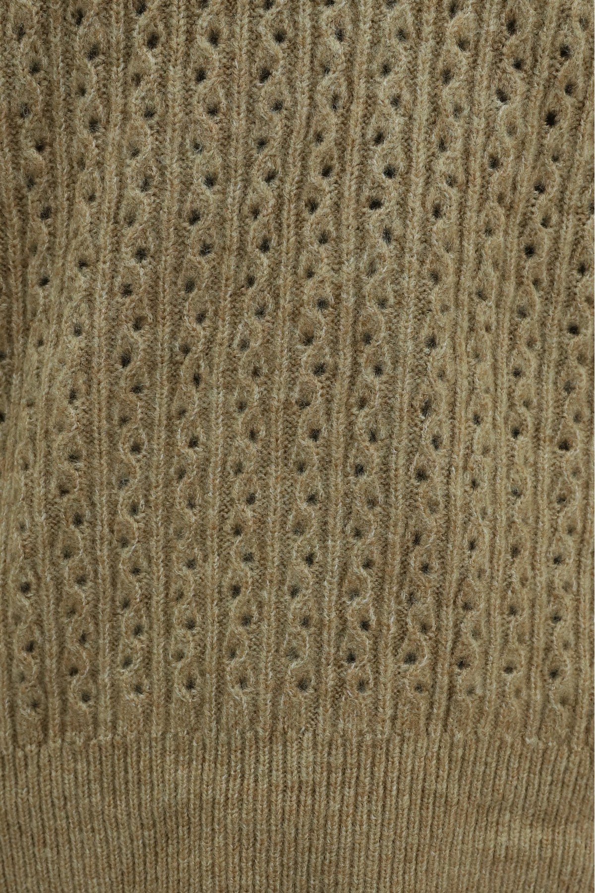 Openwork Pattern Balloon -Mink color