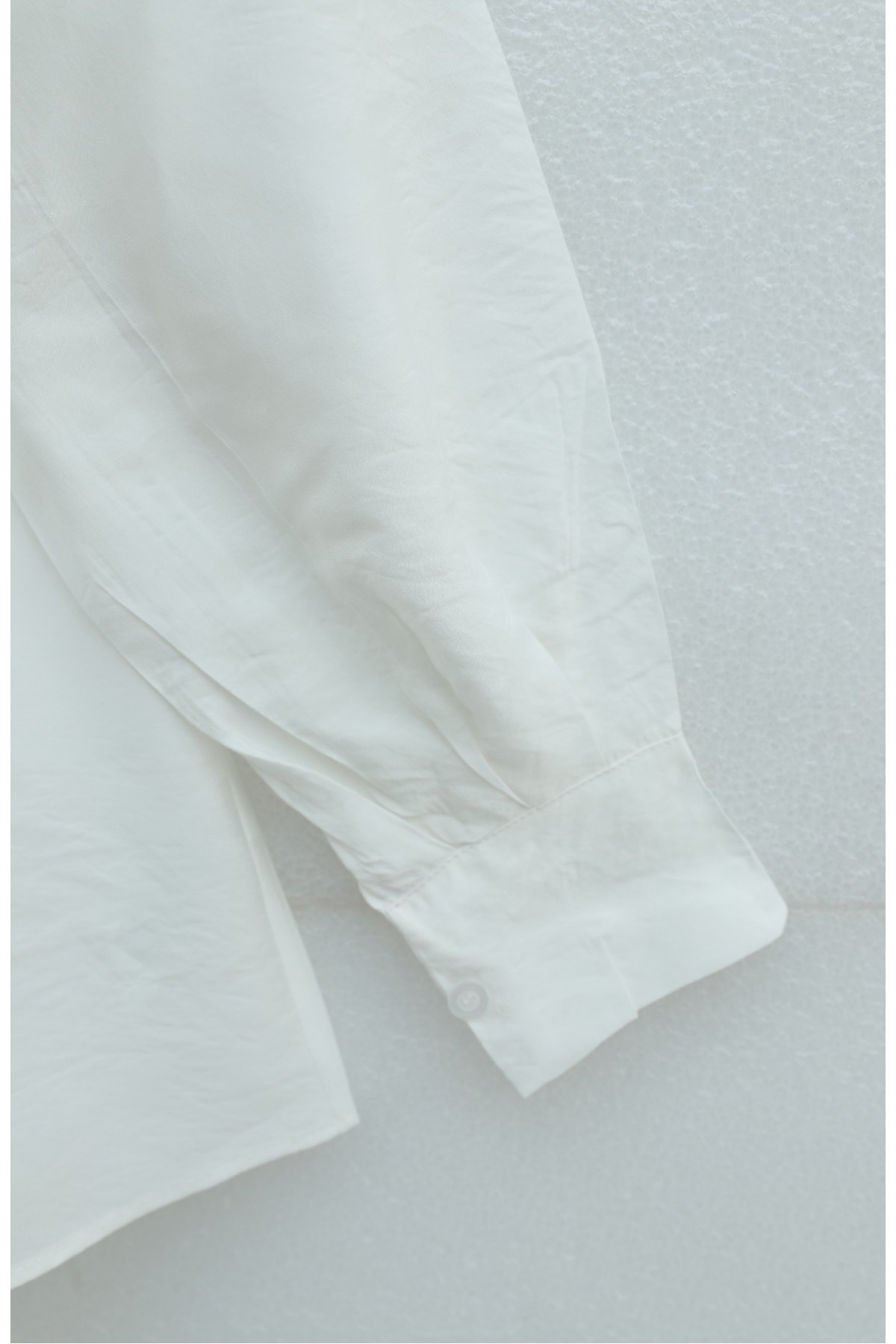 Modal Tunic with Floral Detail and Buckle Belt -White