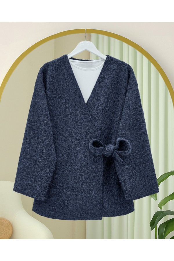 Yandan Bağlamalı Sakallı Kimono   -Laci