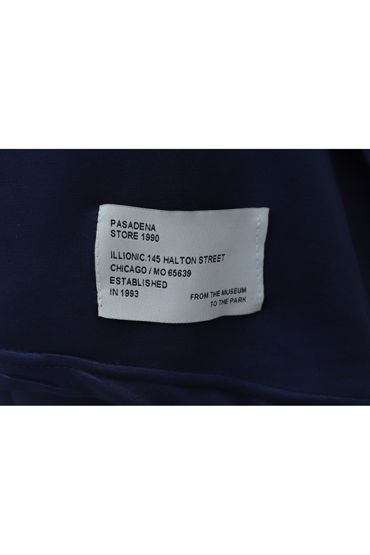 Yuvarlak Yaka Arkası Uzun Pantolonu Cepli Oversize Likralı Penye Takım -Lacivert