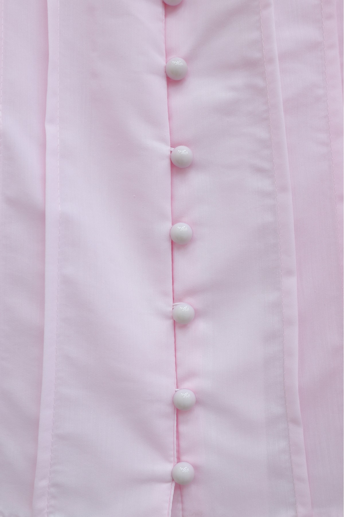 Geniş Yakalı Bağlamalı Kolu Lastikli Eteği Astarlı Poplin Takım  -Pembe