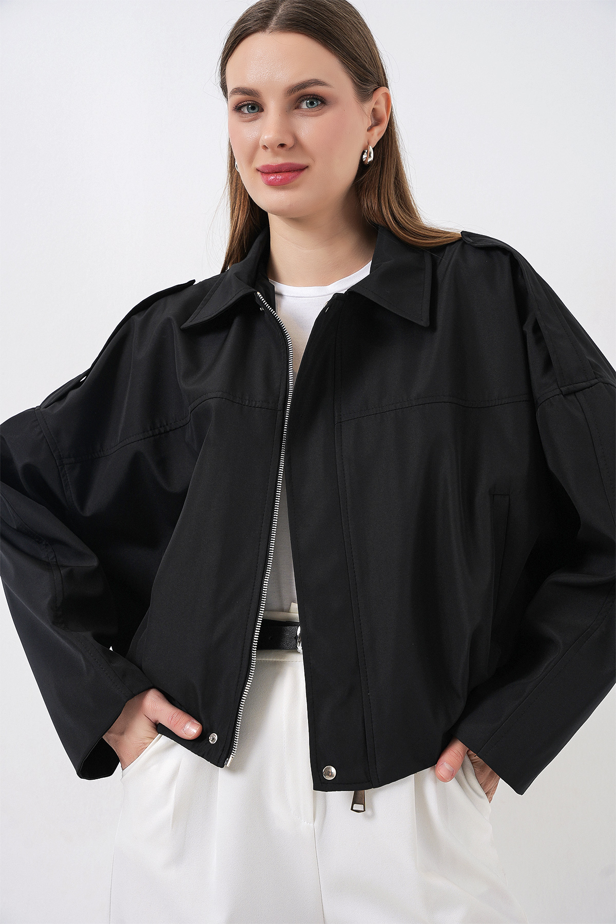 Women's Oversize Short Jacket 0732 