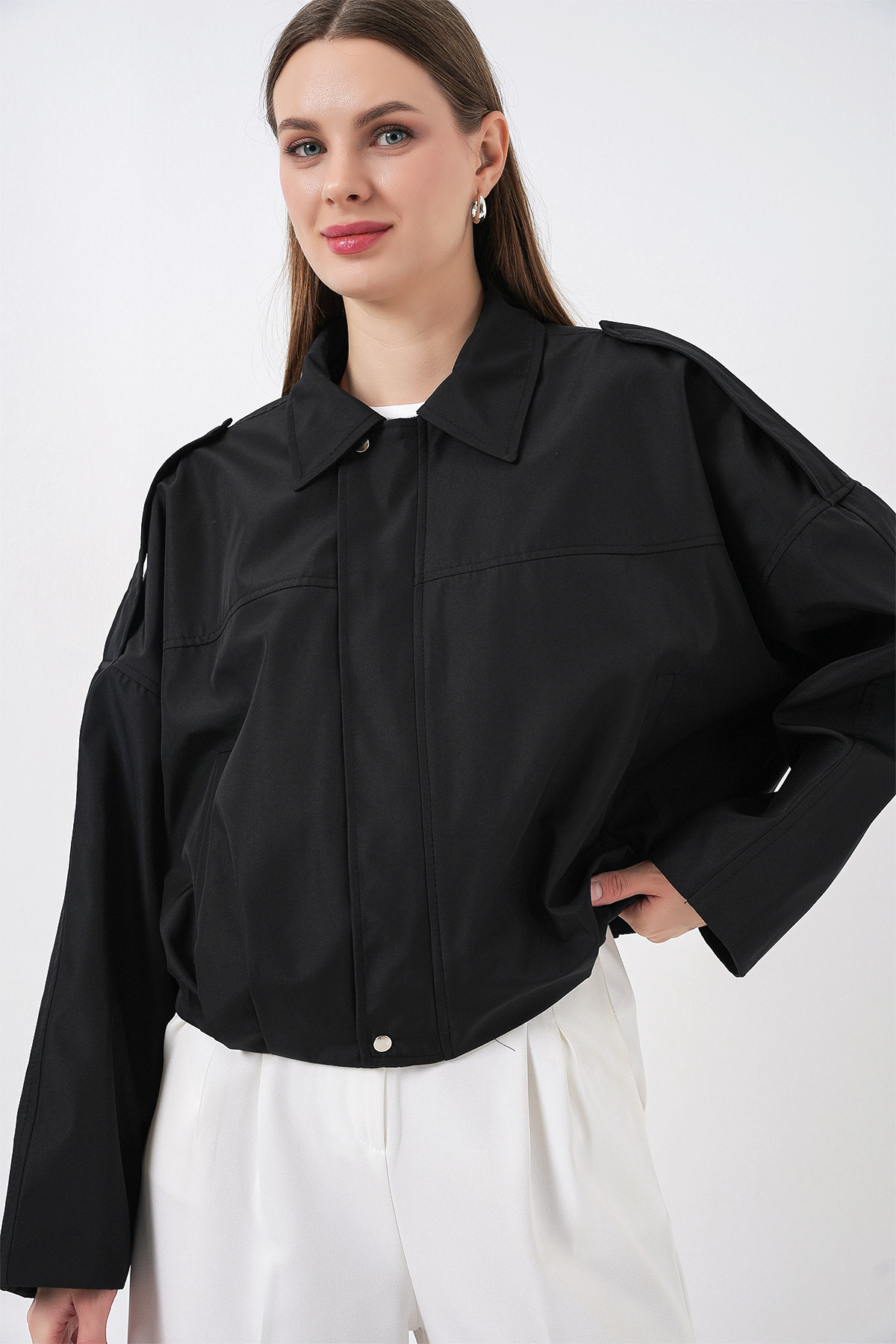 Women's Oversize Short Jacket 0732 