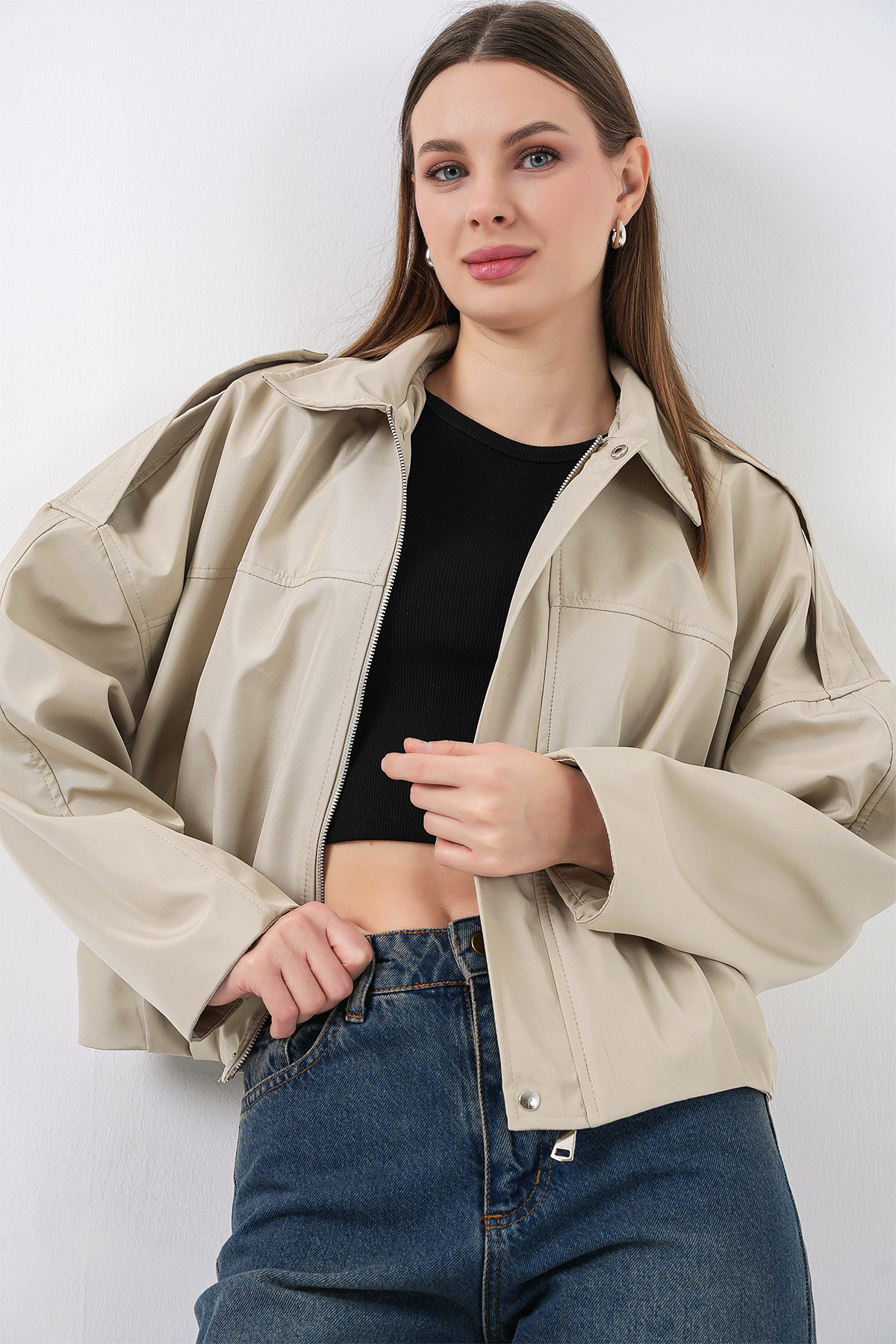 Women's Oversize Short Jacket 0732 