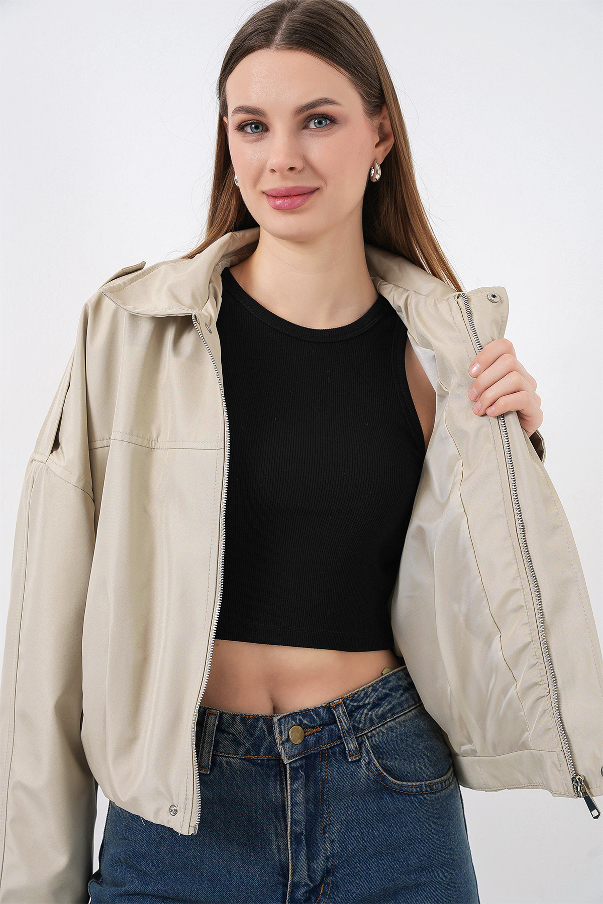 Women's Oversize Short Jacket 0732 