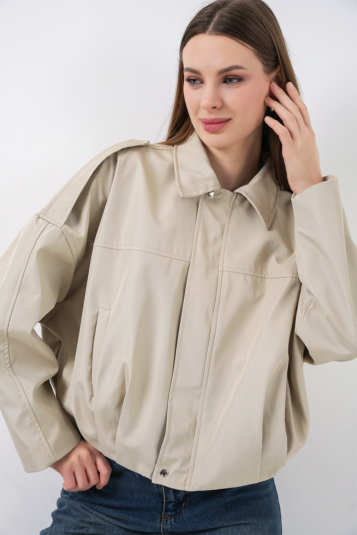 Women's Oversize Short Jacket 0732 