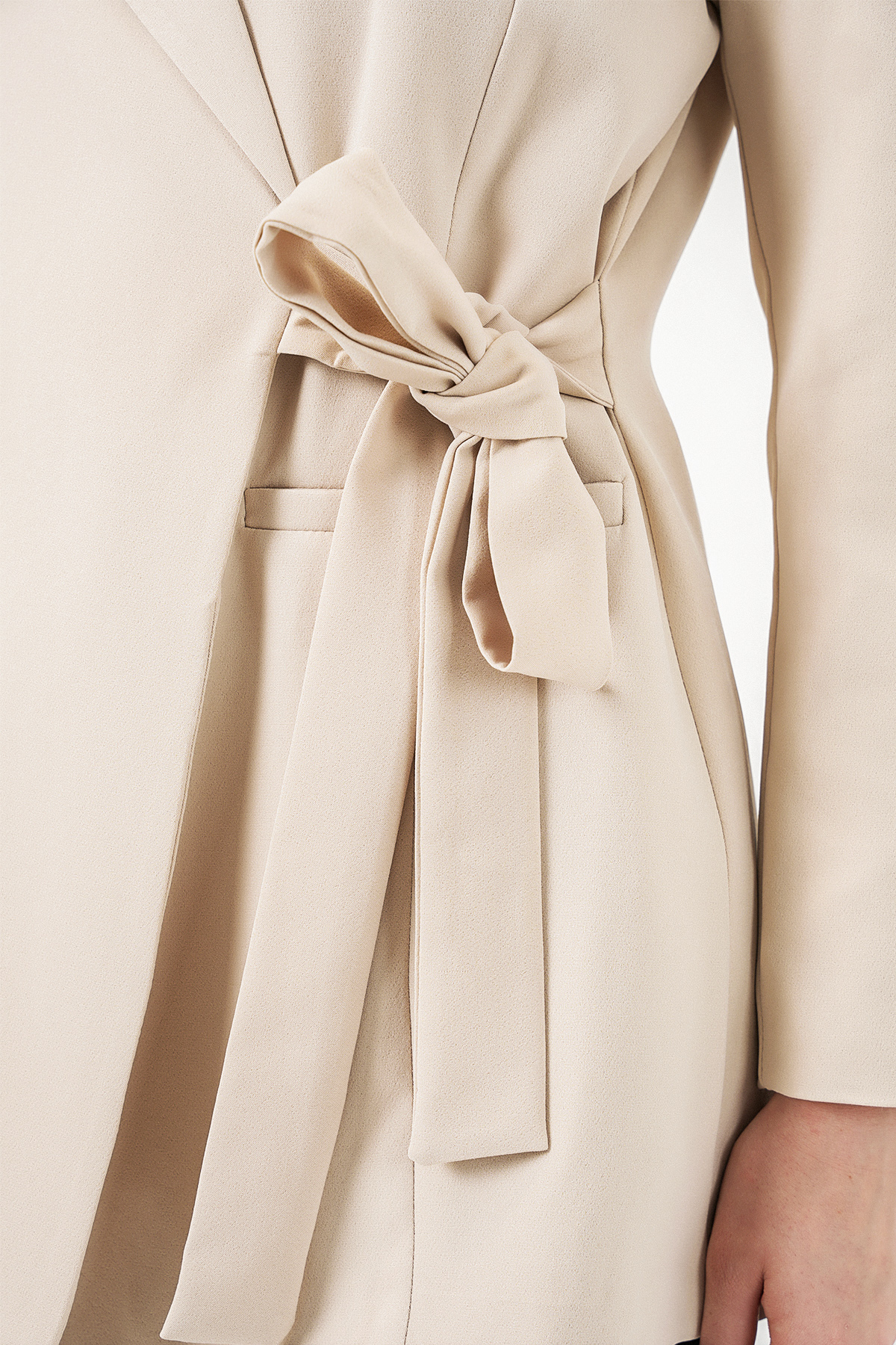 Women's Side-Tie Blazer Jacket 0750 