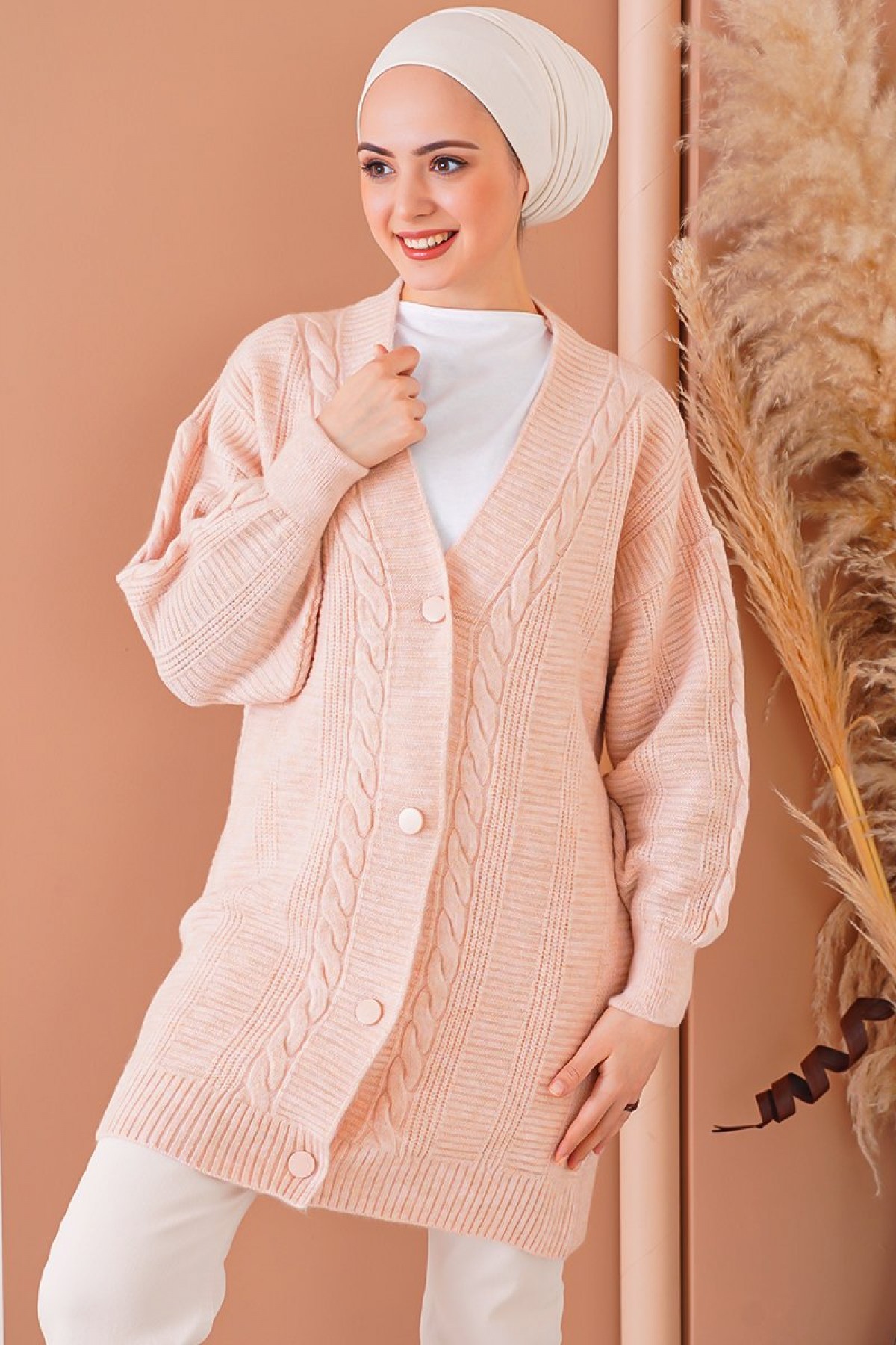 15768 Hijab Knitwear Cardigan 