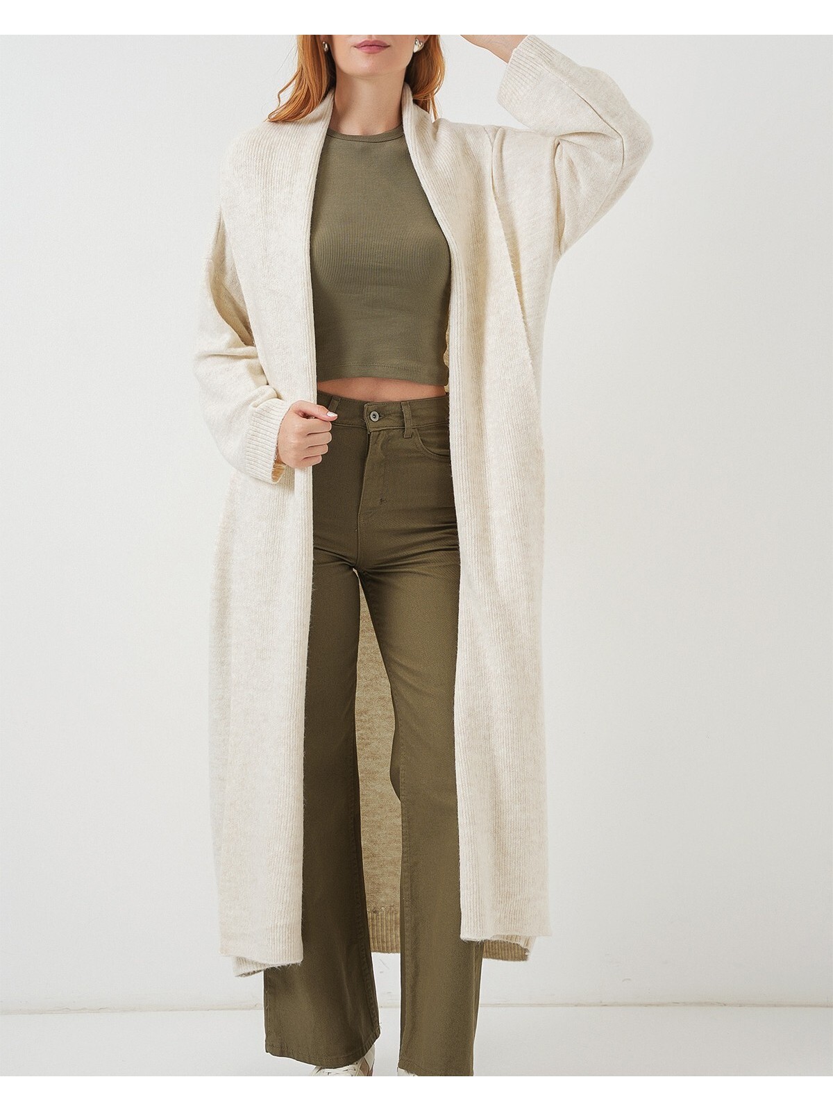 فستان محبوك مزدوج الصدر للنساء 15928 