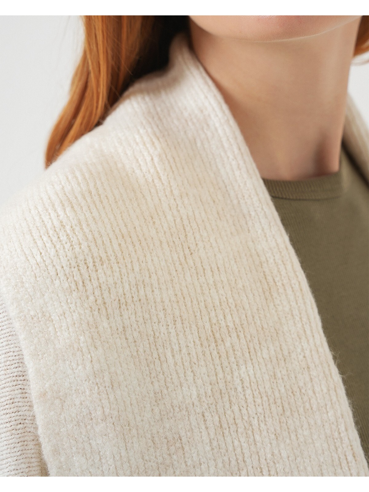 فستان محبوك مزدوج الصدر للنساء 15928 