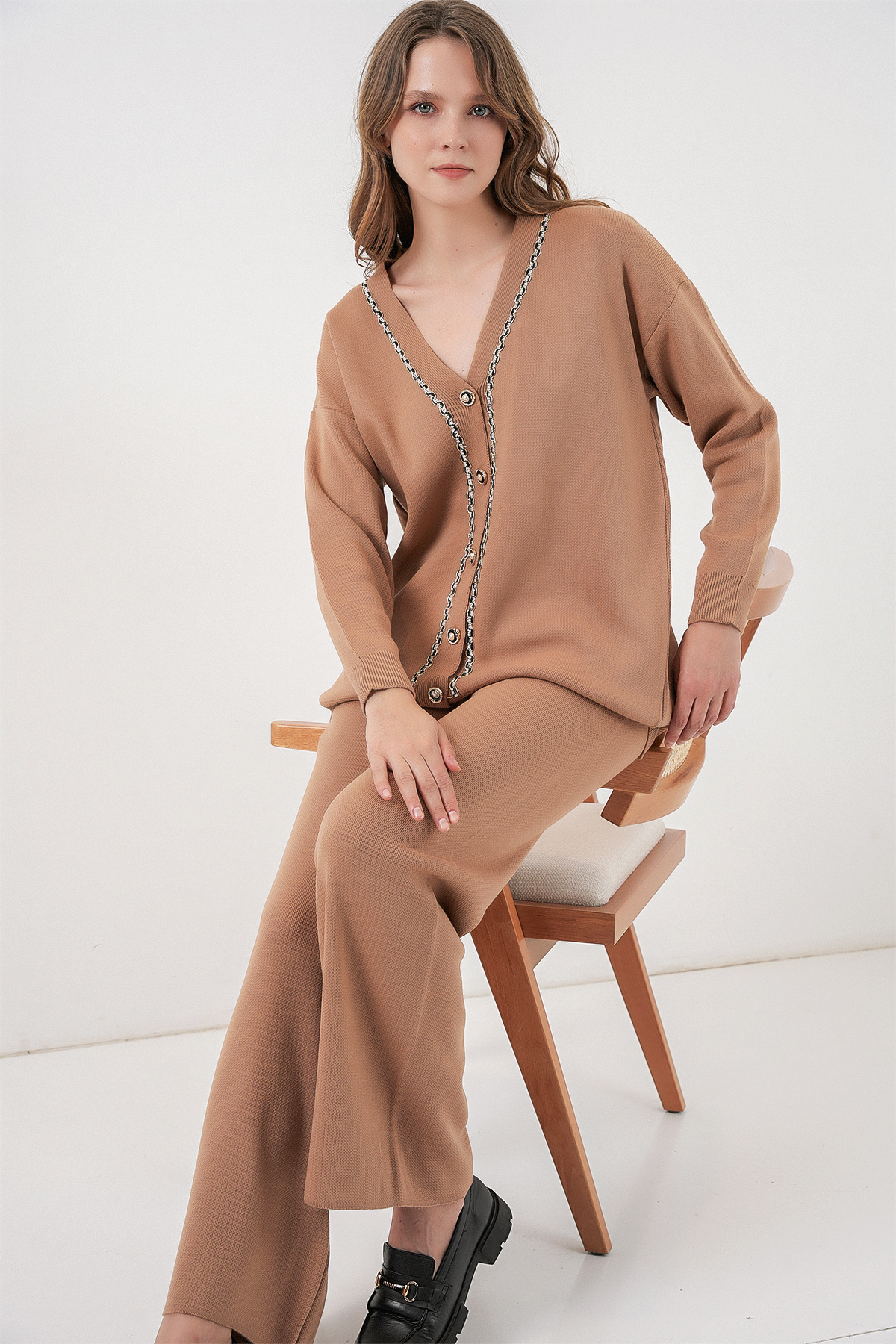 فستان حجاب نسائي بحزام 2589 