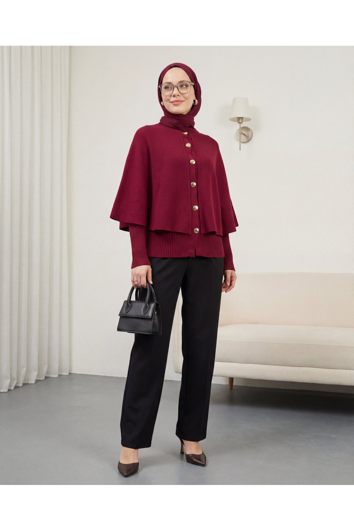 Women's Cape Knit Cardigan 15967 