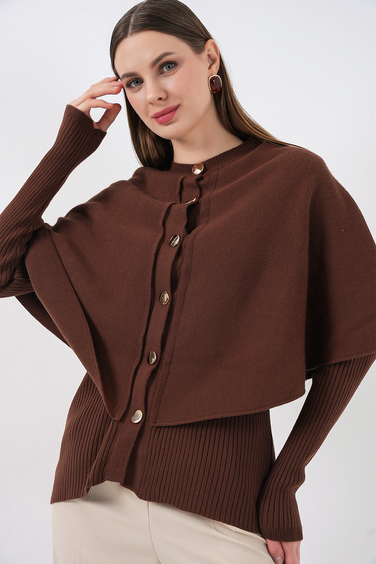 Women's Cape Knit Cardigan 15967 
