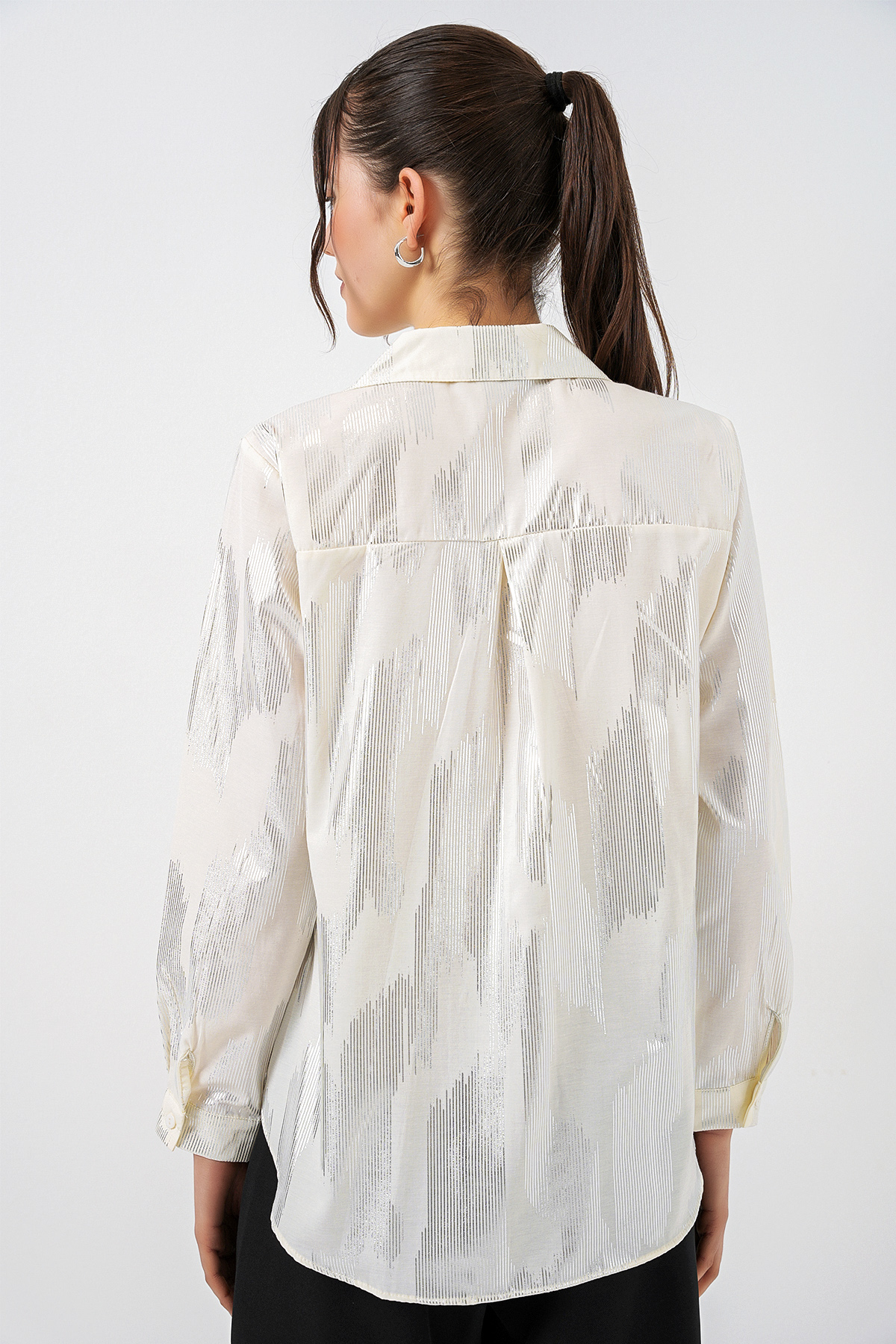 Women's Foil Patterned Shirt 20253 