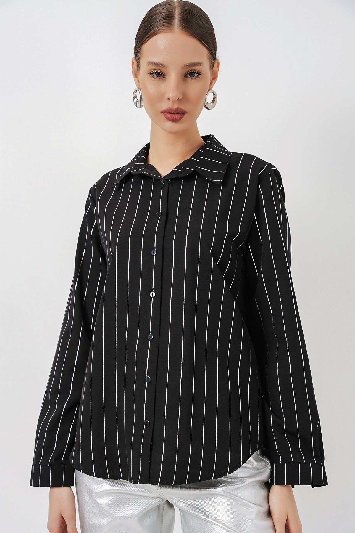 Women's Belted Hijab Dress 2589 
